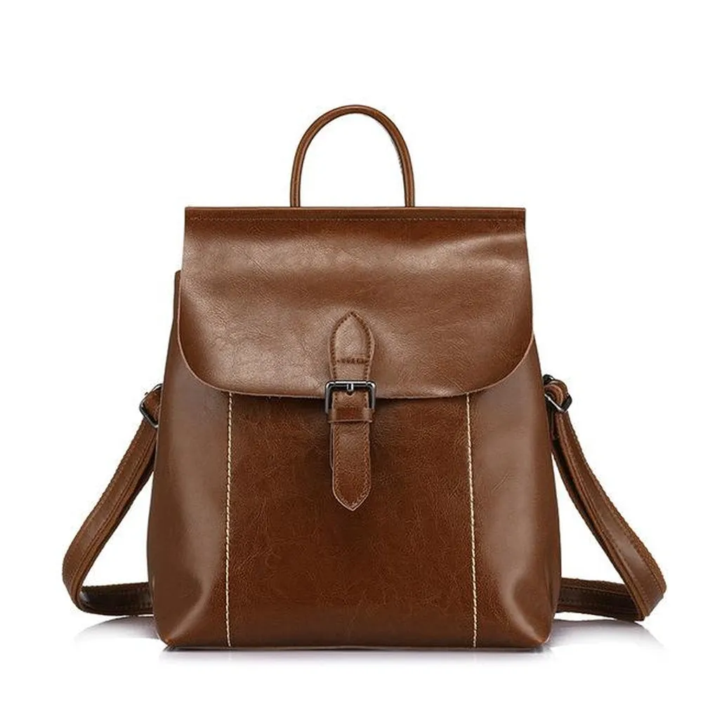<bold>Fashion Backpack  <br>Genuine-Leather