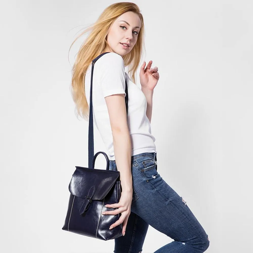 <bold>Fashion Backpack  <br>Genuine-Leather