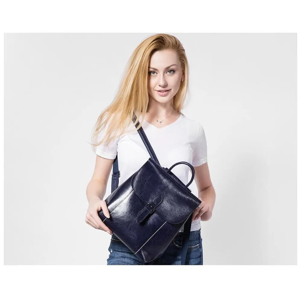 <bold>Fashion Backpack  <br>Genuine-Leather