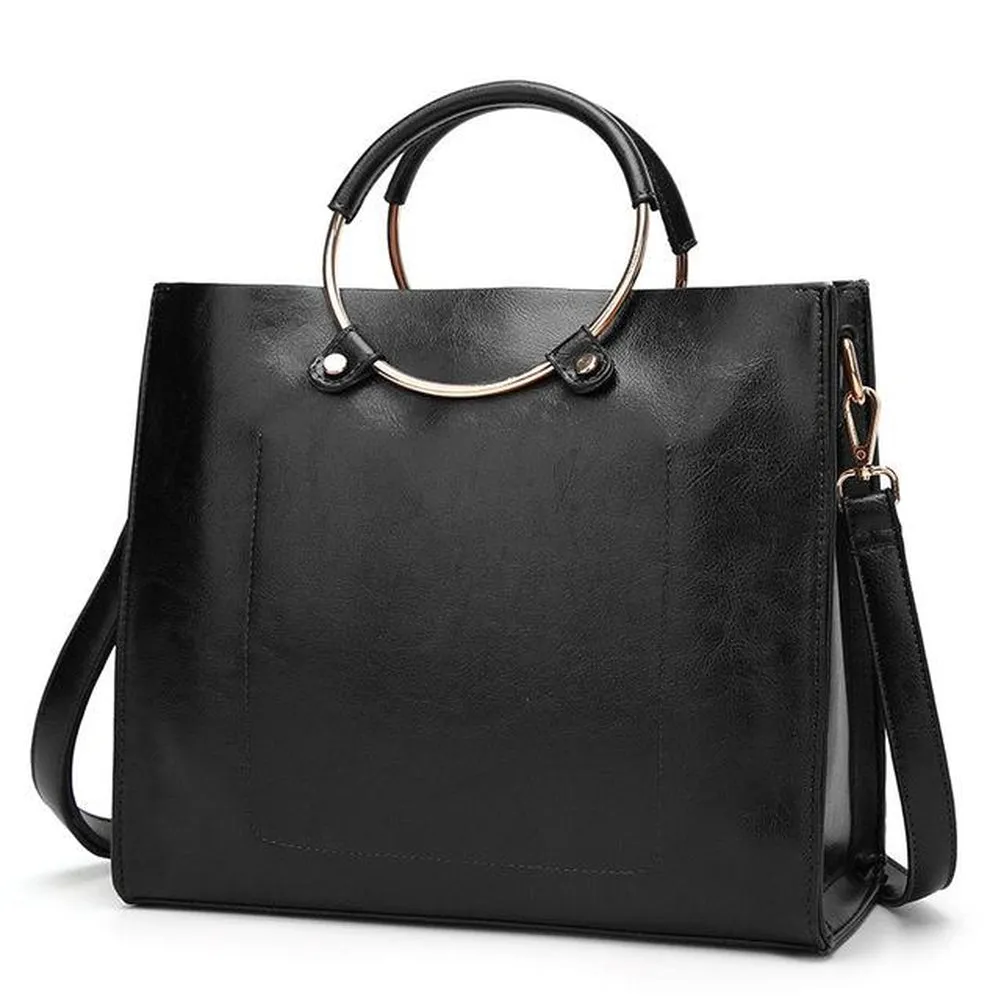 <bold>Tote  / Shoulder Bag  <br>Vegan-Leather
