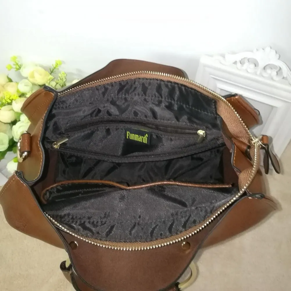 <bold>Tote  / Shoulder Bag  <br>Vegan-Leather