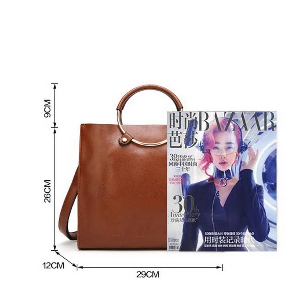 <bold>Tote  / Shoulder Bag  <br>Vegan-Leather