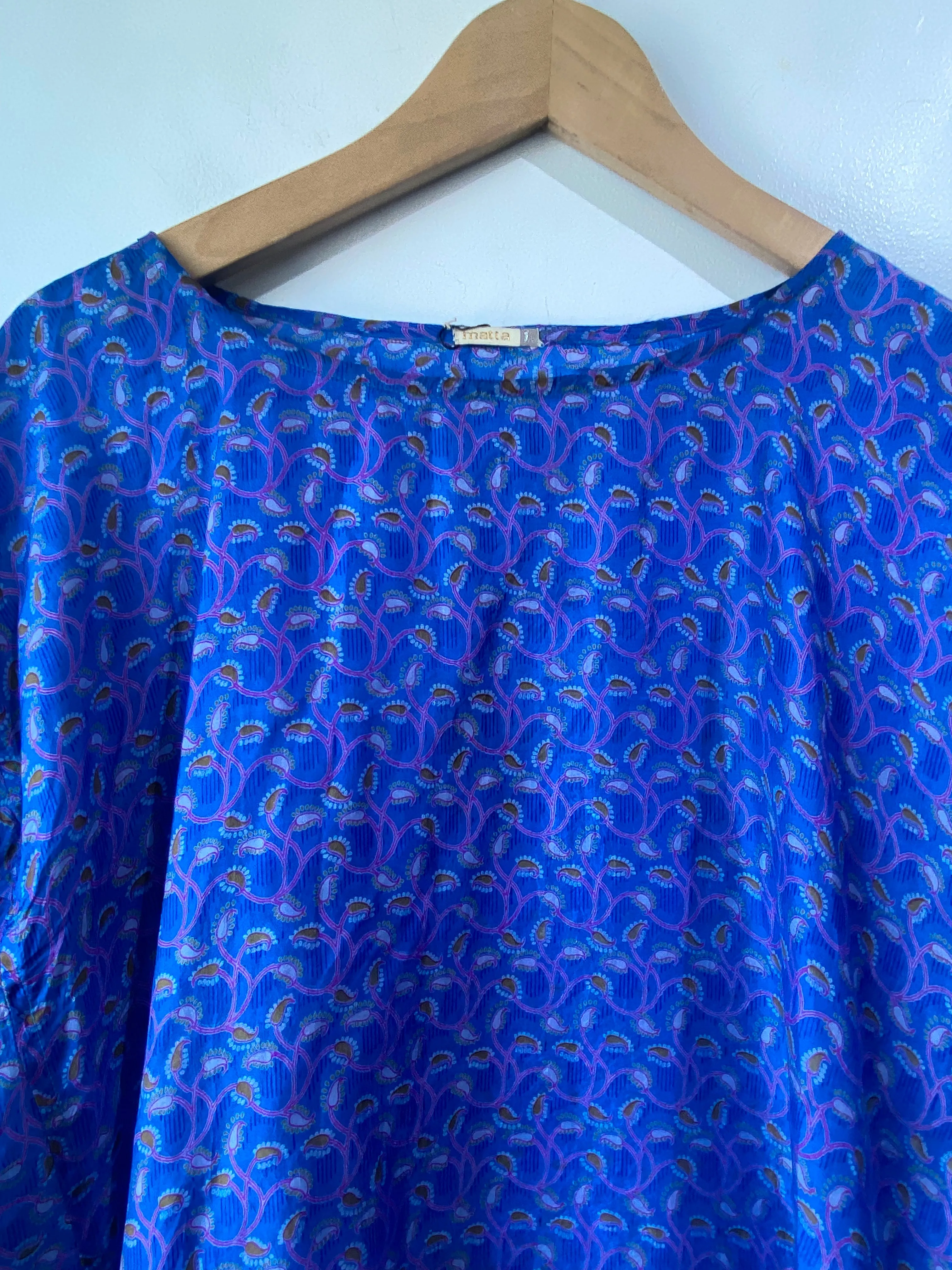 Matta Royal Blue Silk Dress