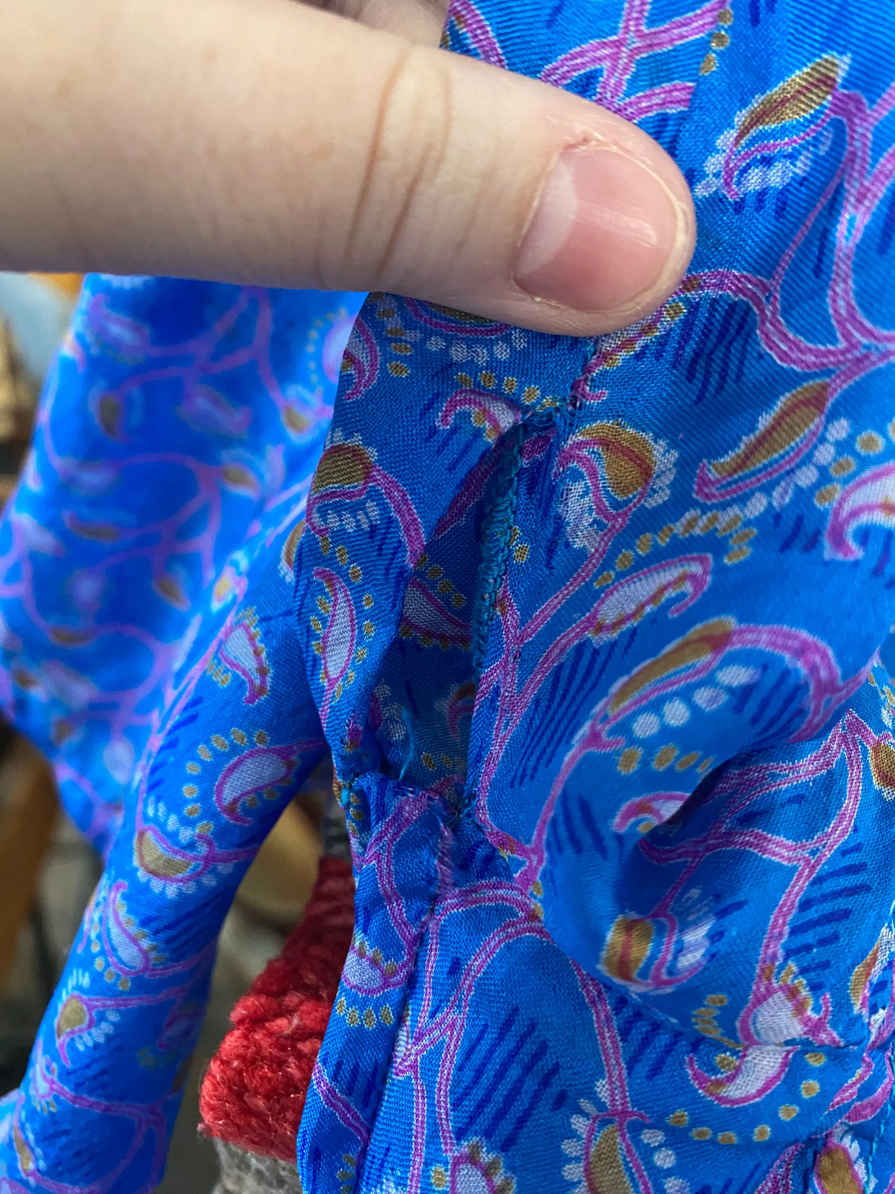 Matta Royal Blue Silk Dress