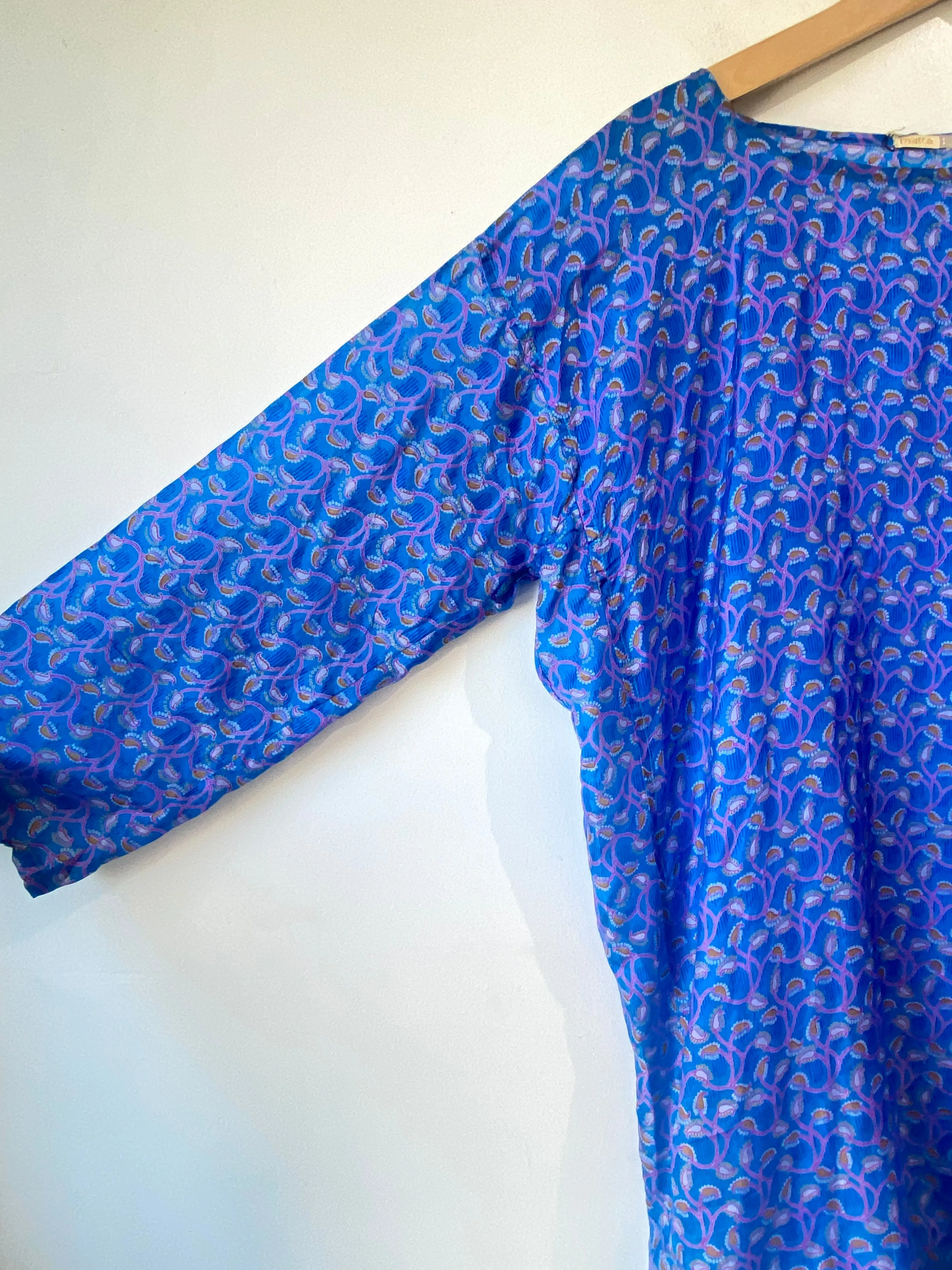 Matta Royal Blue Silk Dress
