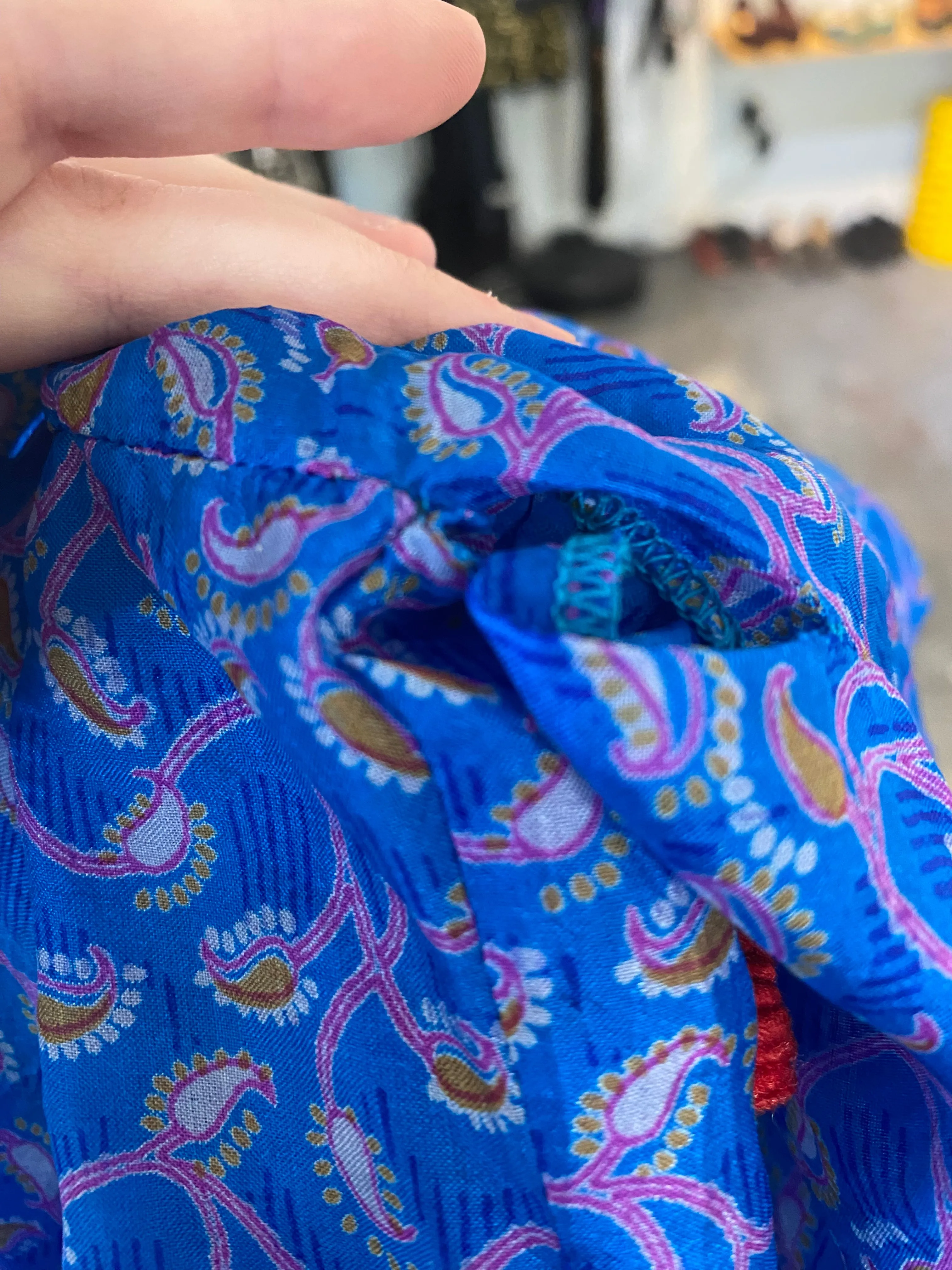 Matta Royal Blue Silk Dress