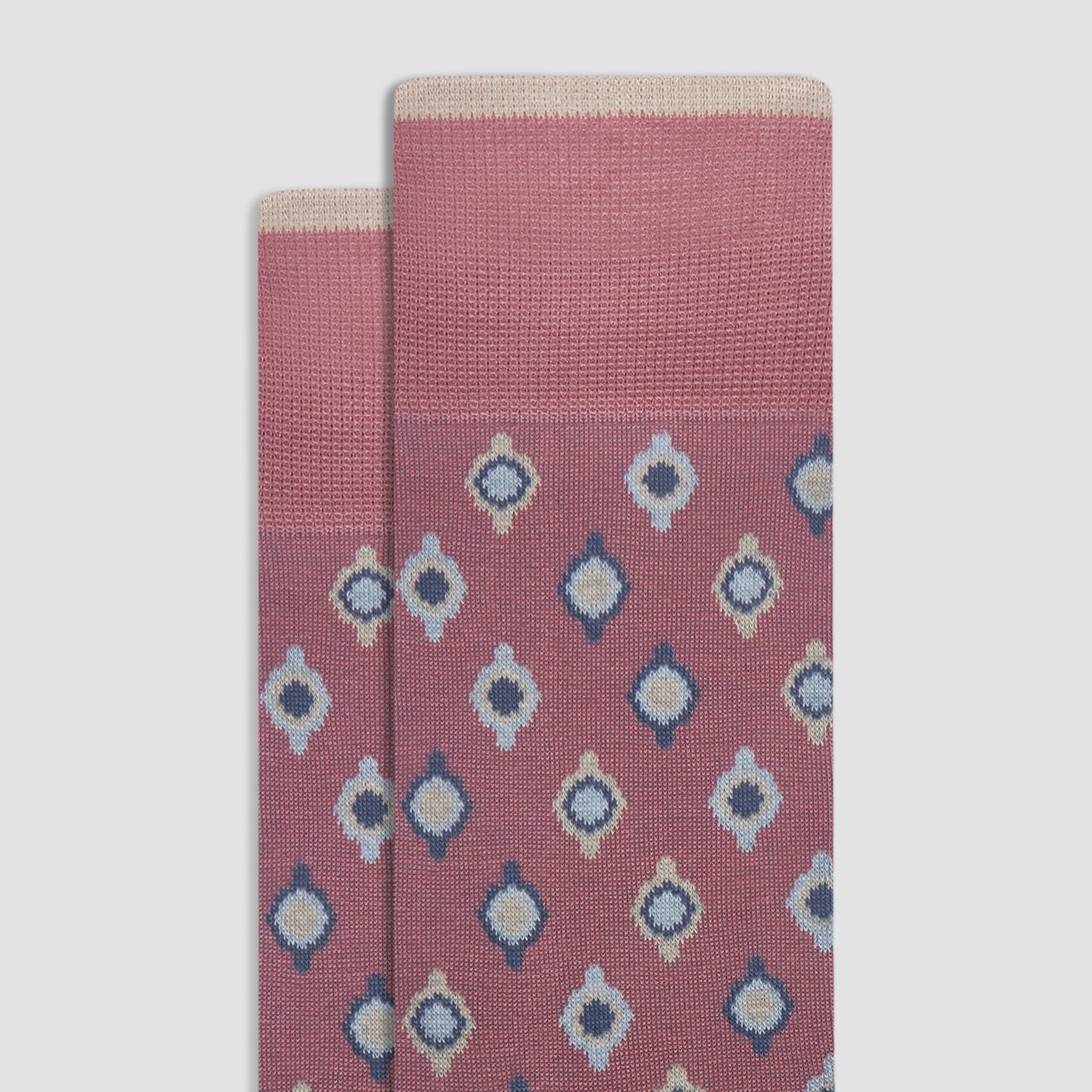 Medallion Mid-Calf Socks