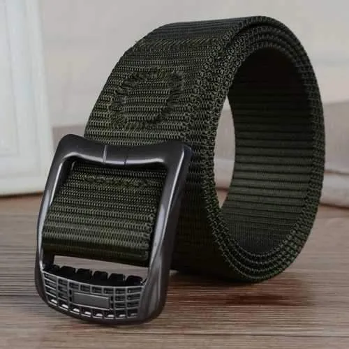 Men Sports Nylon Canvas Camouflage Quick-drying Belt