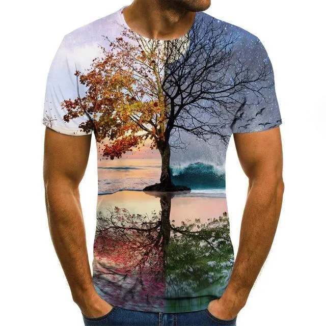 Men's 3D Graphics T-Shirt