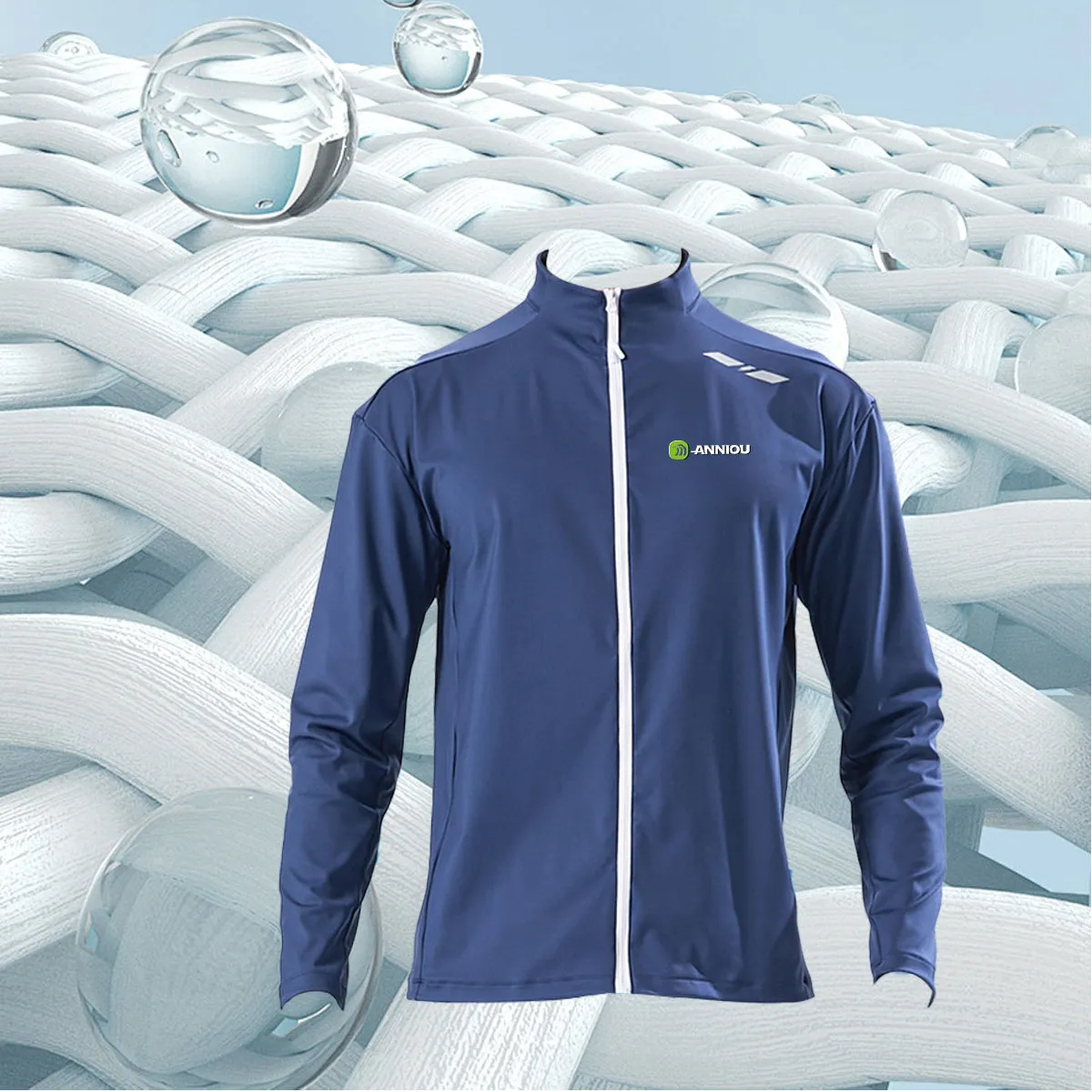 Men's and Women's Stand-up Collar Athletic Sweatshirts