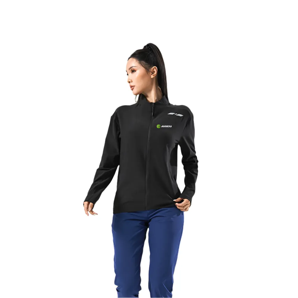 Men's and Women's Stand-up Collar Athletic Sweatshirts