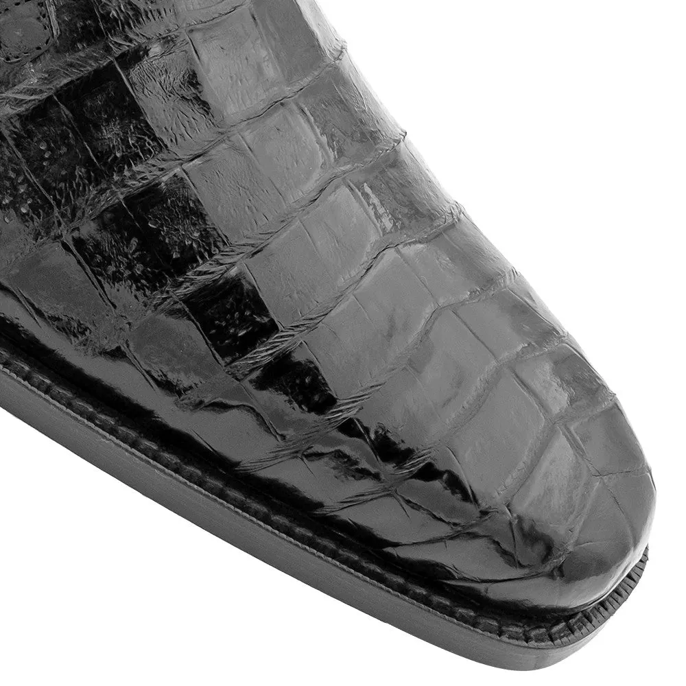 Men's Crocodile Lace Up Anderson Grey By Mezlan Made In Spain Brand