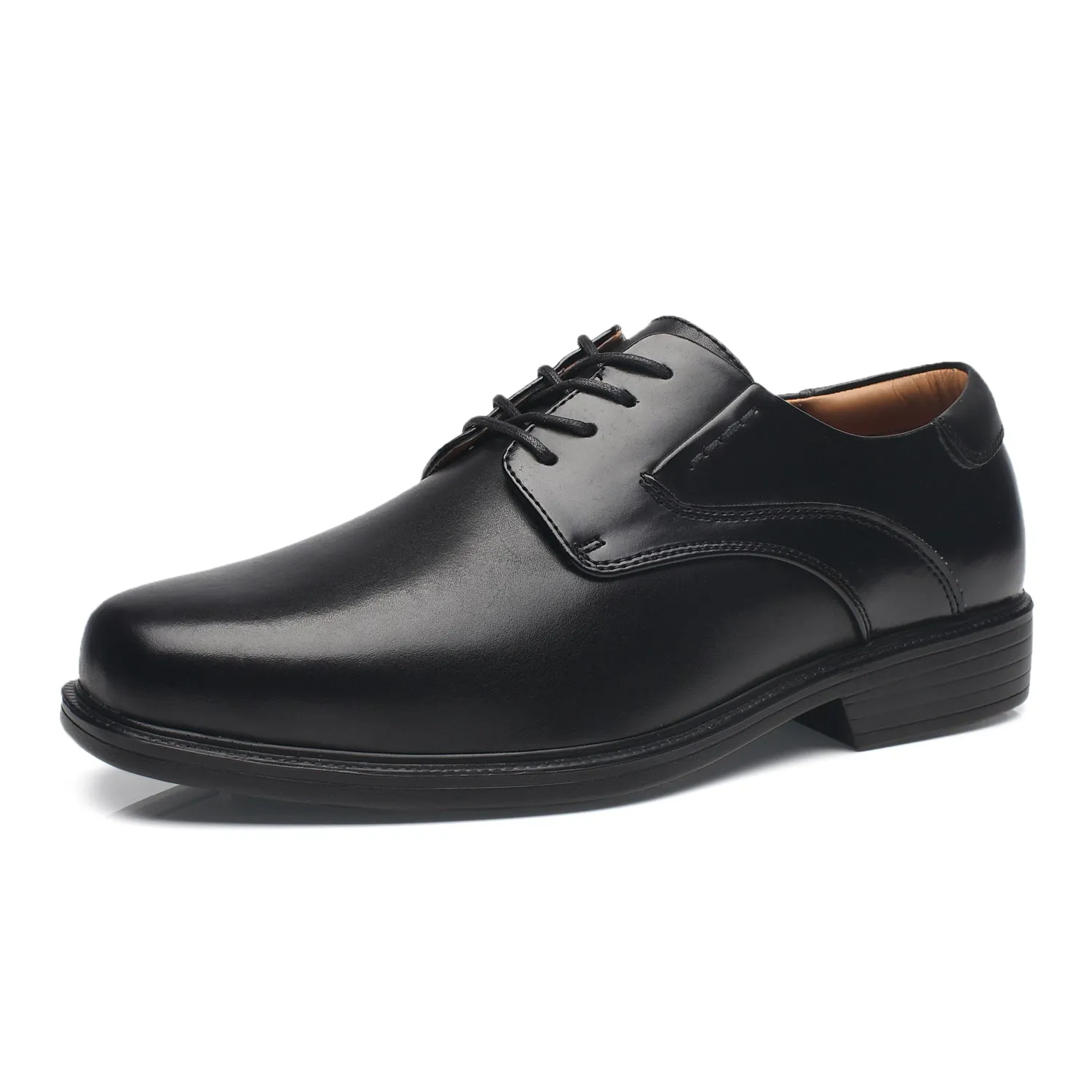 Men's Wide Width Oxford Shoes Wide-2-Black