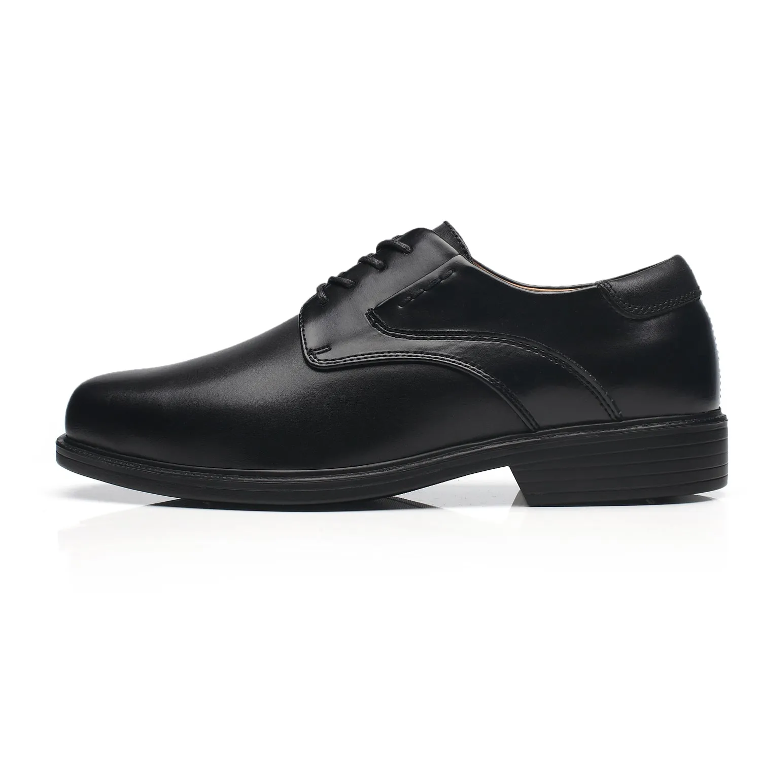 Men's Wide Width Oxford Shoes Wide-2-Black