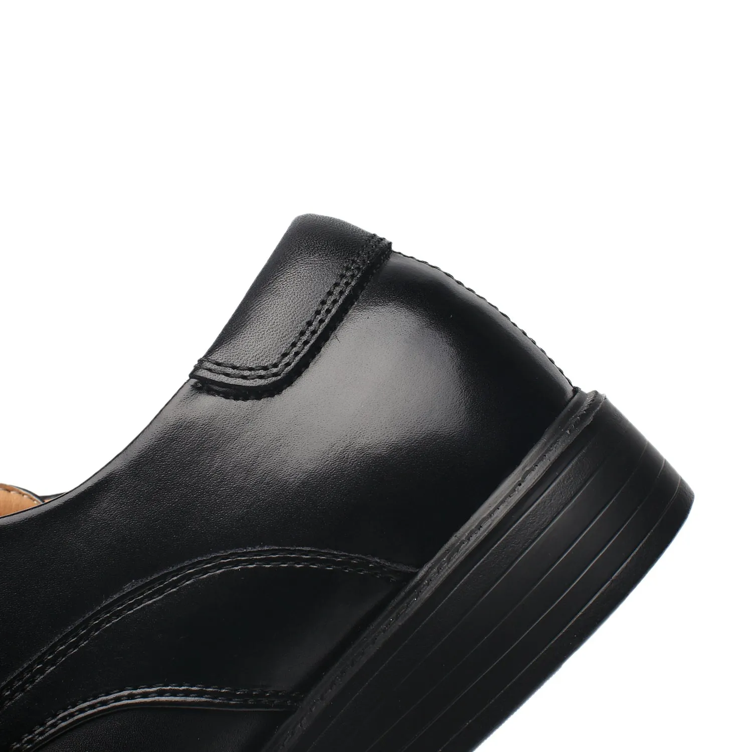 Men's Wide Width Oxford Shoes Wide-2-Black