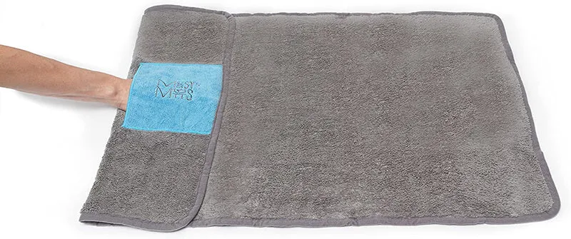 Messy Mutts Ultra Soft Microfiber Towel with Hand Pockets