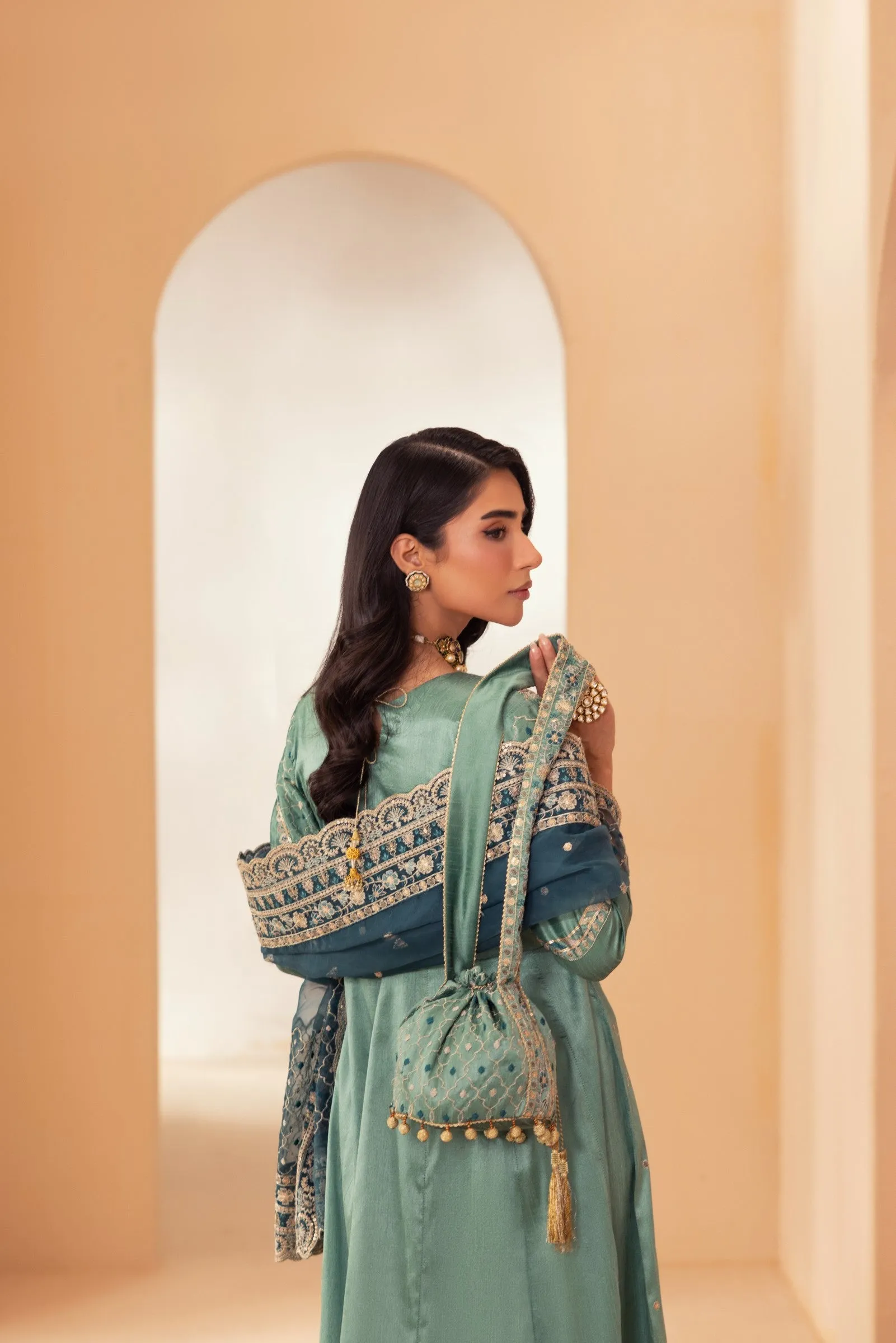 MGS-30 3PCS RAW SILK STITCHED/UNSTITCHED
