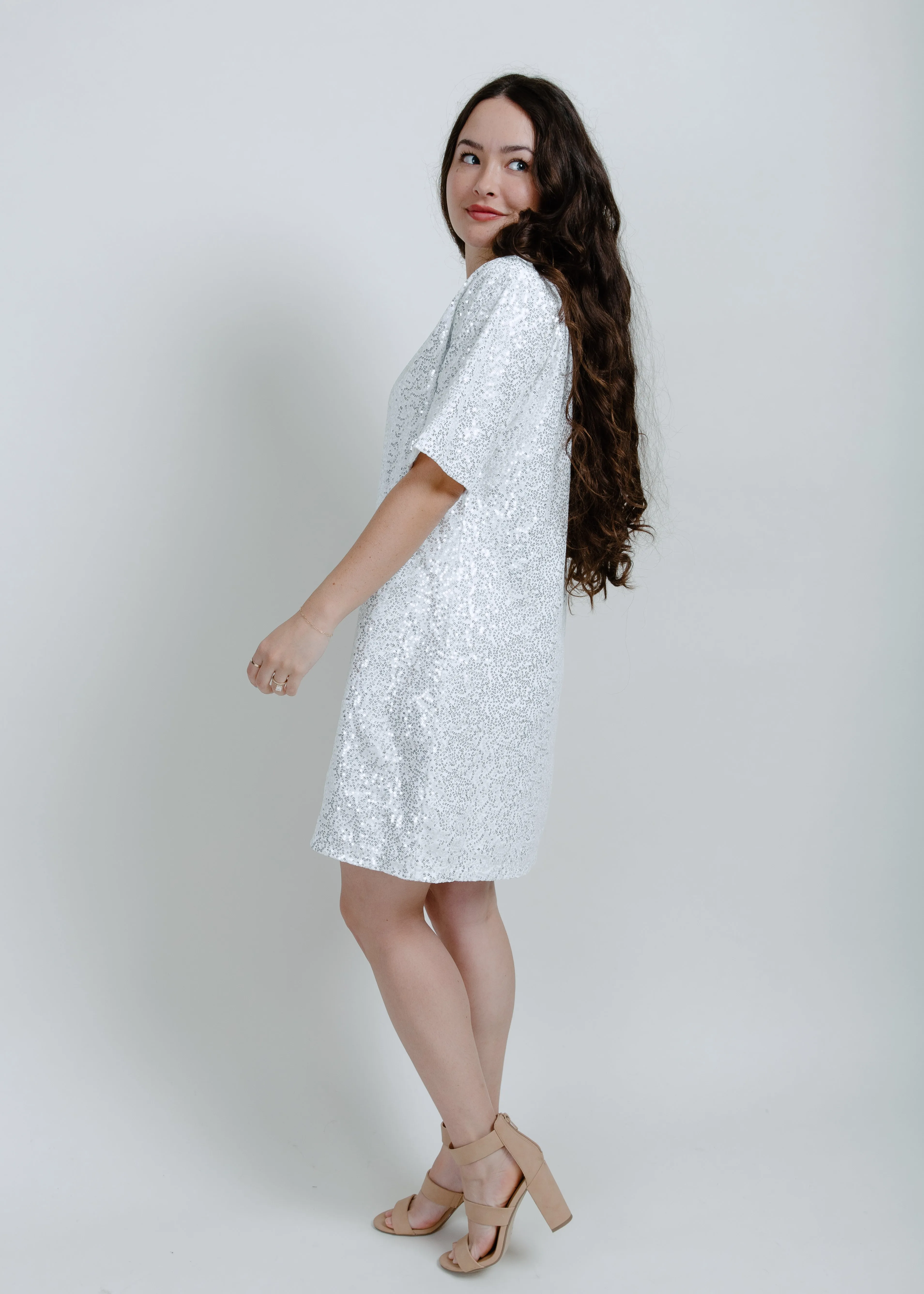 Millie Open Back Sequin Dress