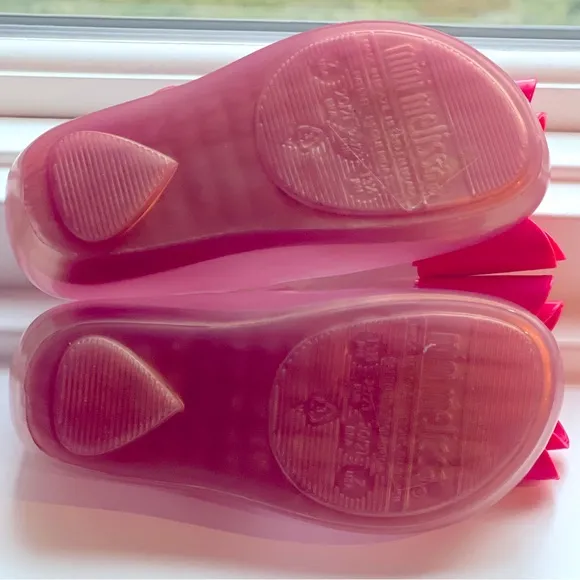 Mini Melissa Mary Janes NWT Bow Pink