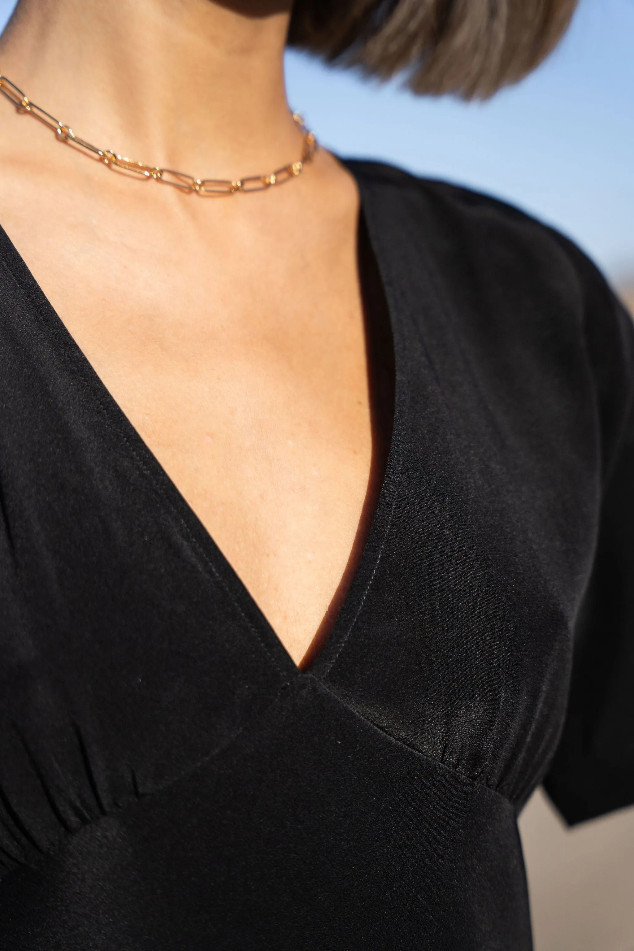 Mira Crepe Bias Dress