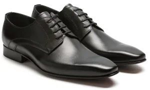 Mirage Dress Black Leather Plain Toe Oxford 6749