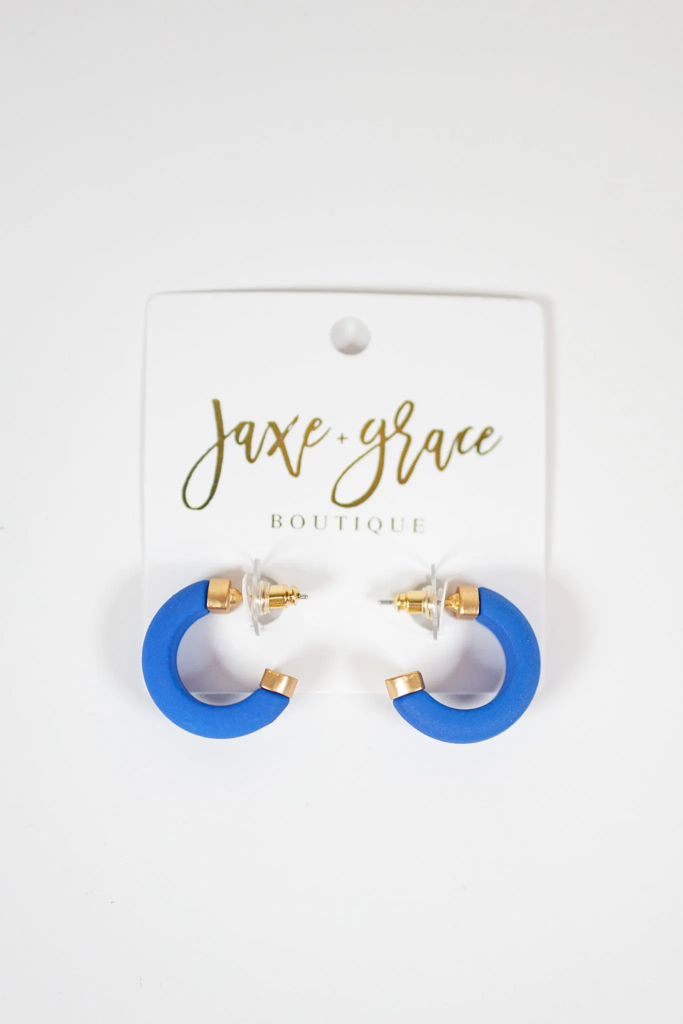 MM Blue and White Earrings, VARIOUS