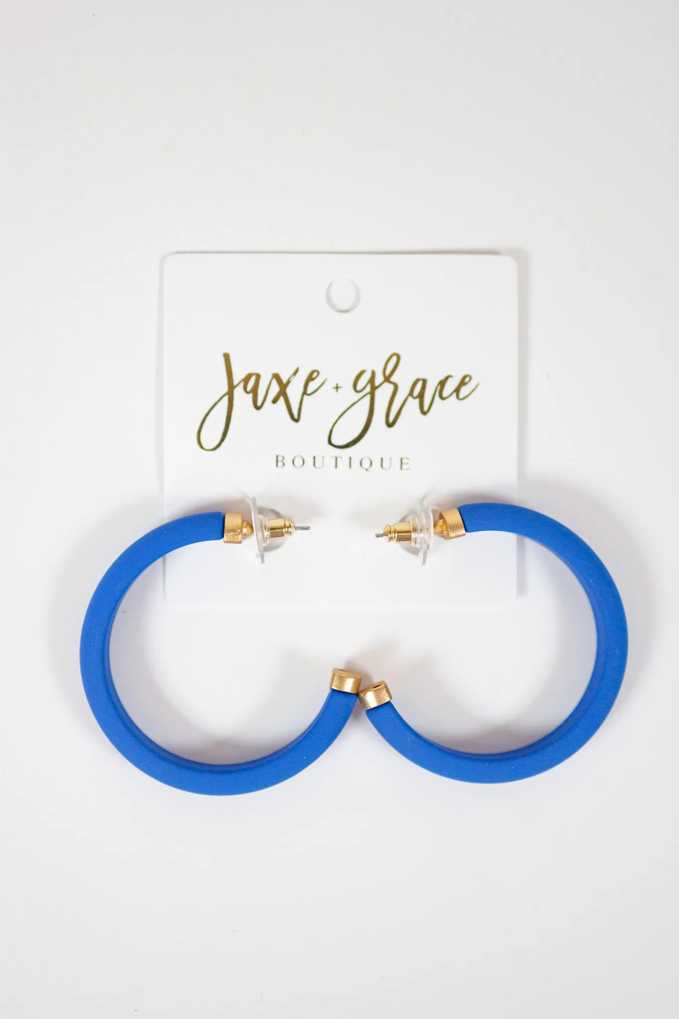 MM Blue and White Earrings, VARIOUS