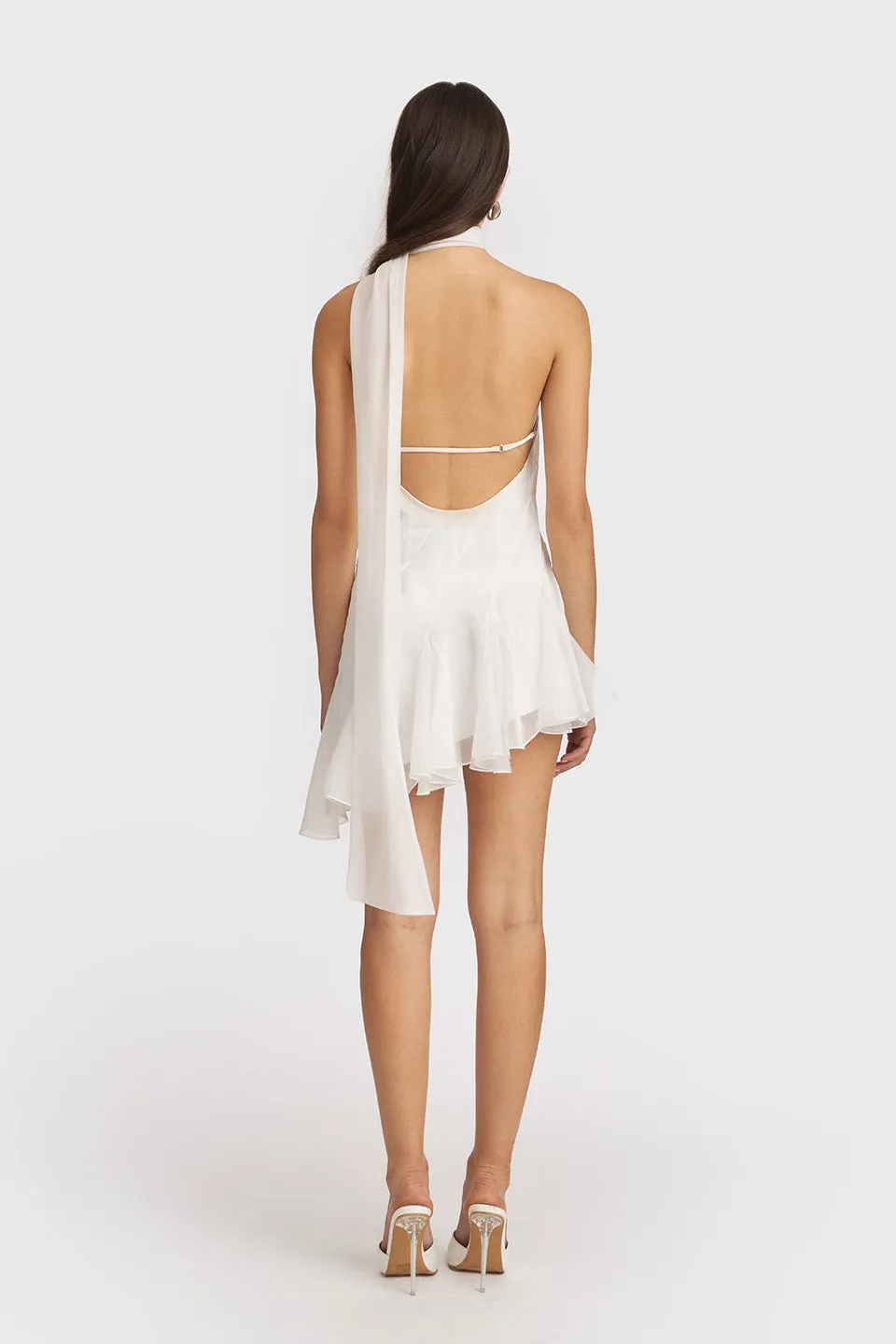 Ms.Godet Asymmetric Mini Dress