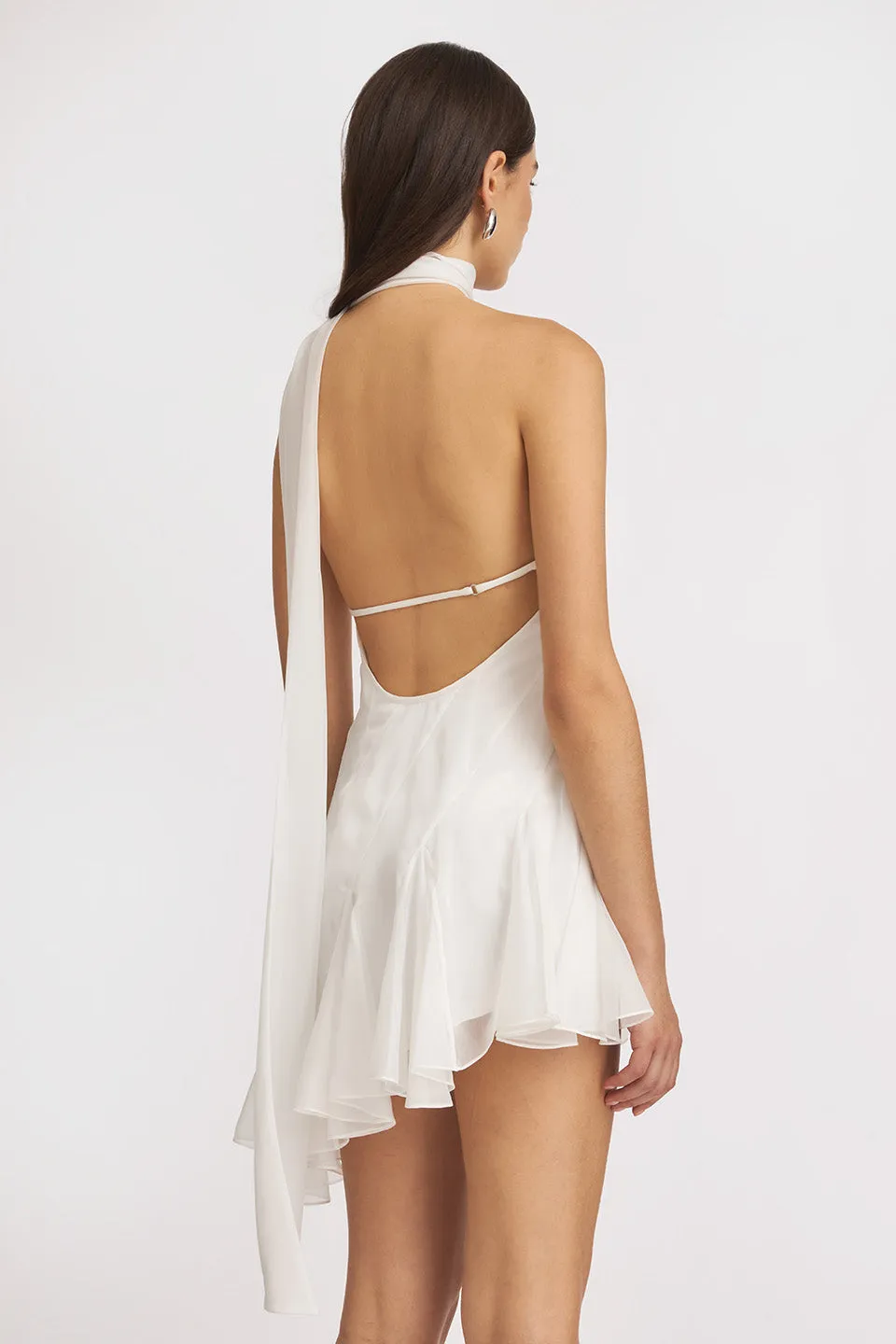 Ms.Godet Asymmetric Mini Dress