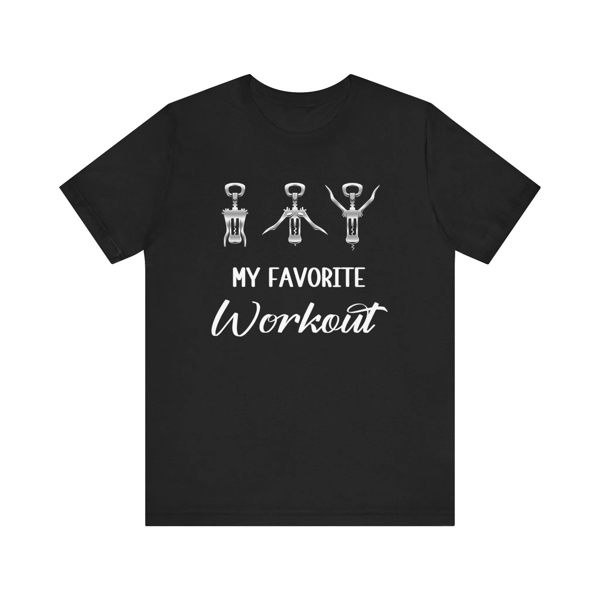 My Favorite workout | Deluxe Black Unisex Tee