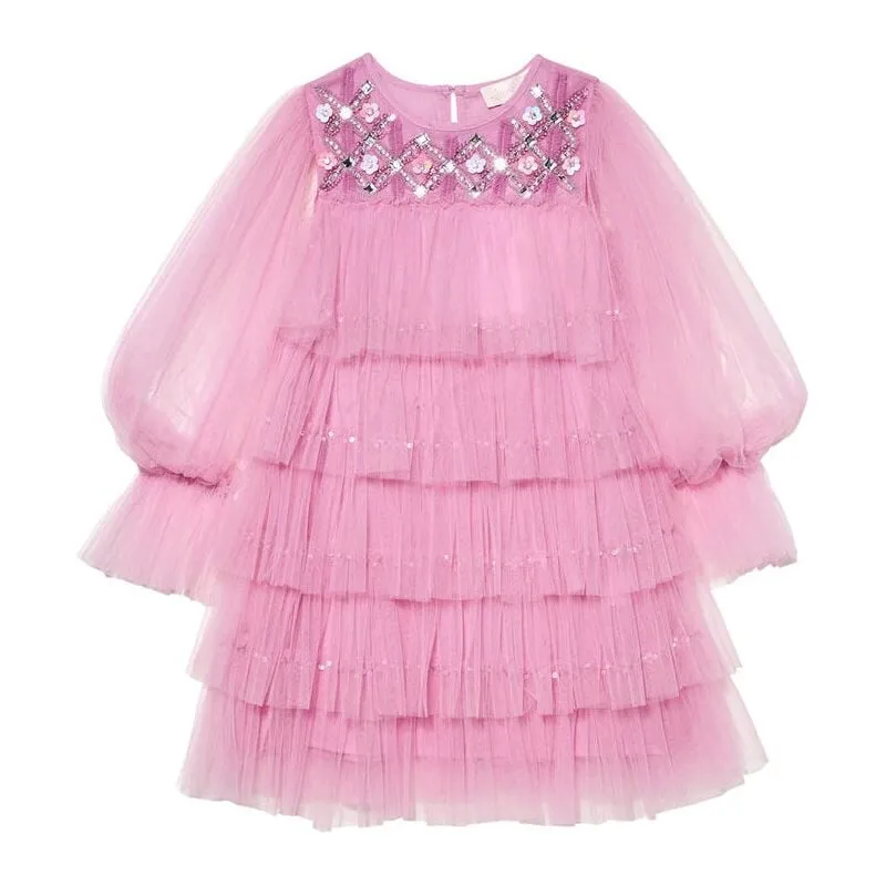 Mystic Flower Tulle Dress