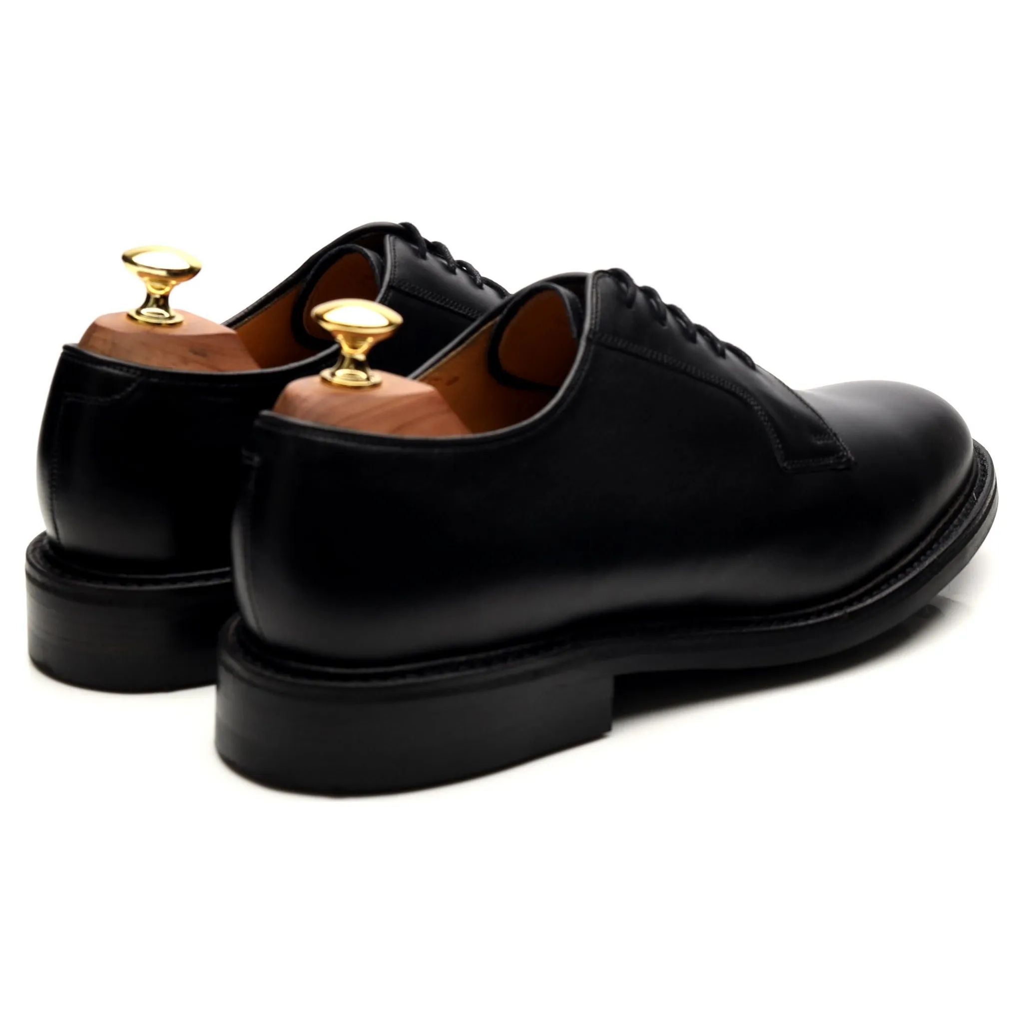 'Nairn' Black Leather Derby UK 8 F
