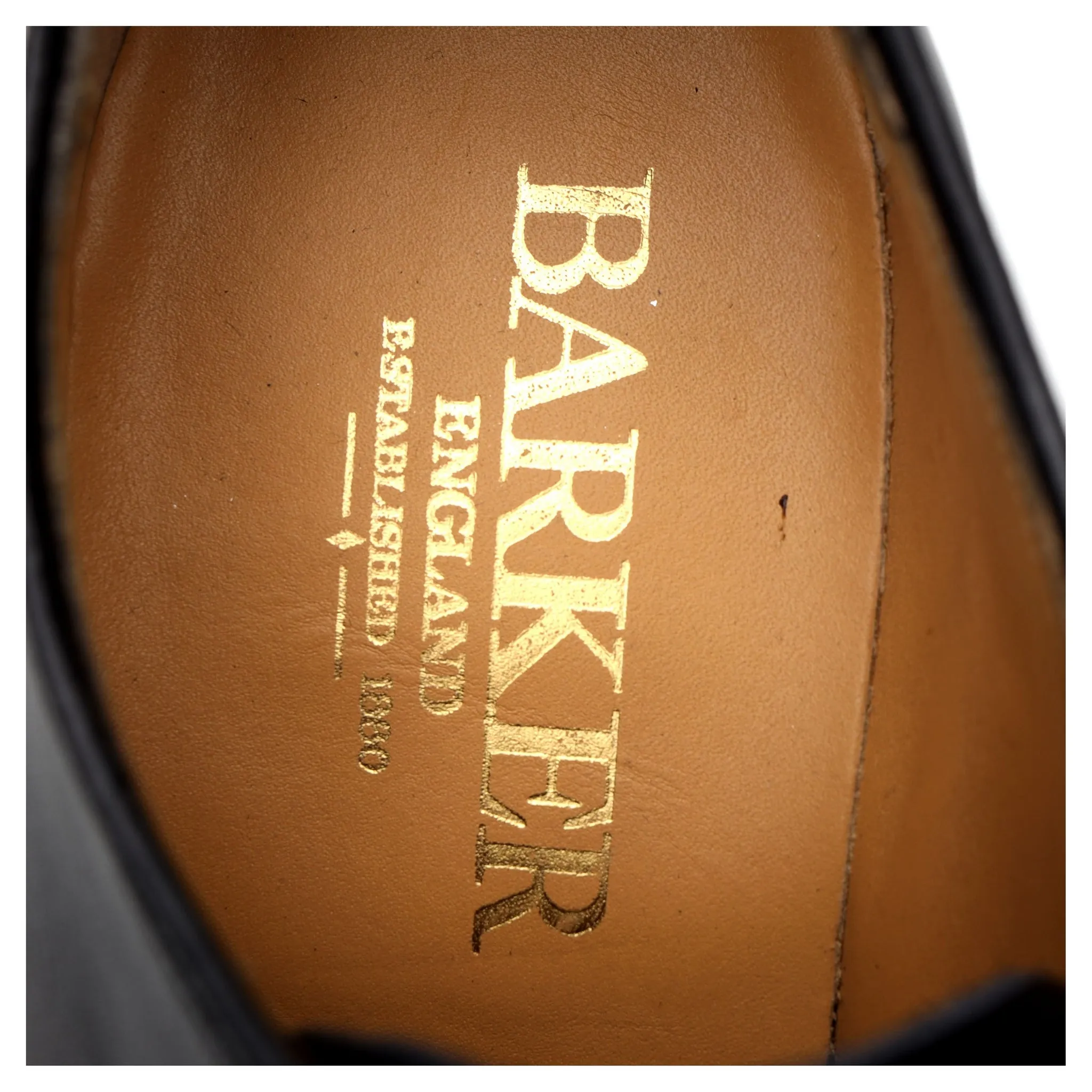 'Nairn' Black Leather Derby UK 8 F