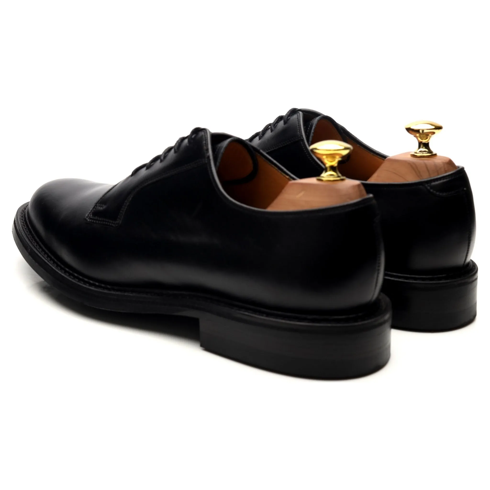 'Nairn' Black Leather Derby UK 8 F