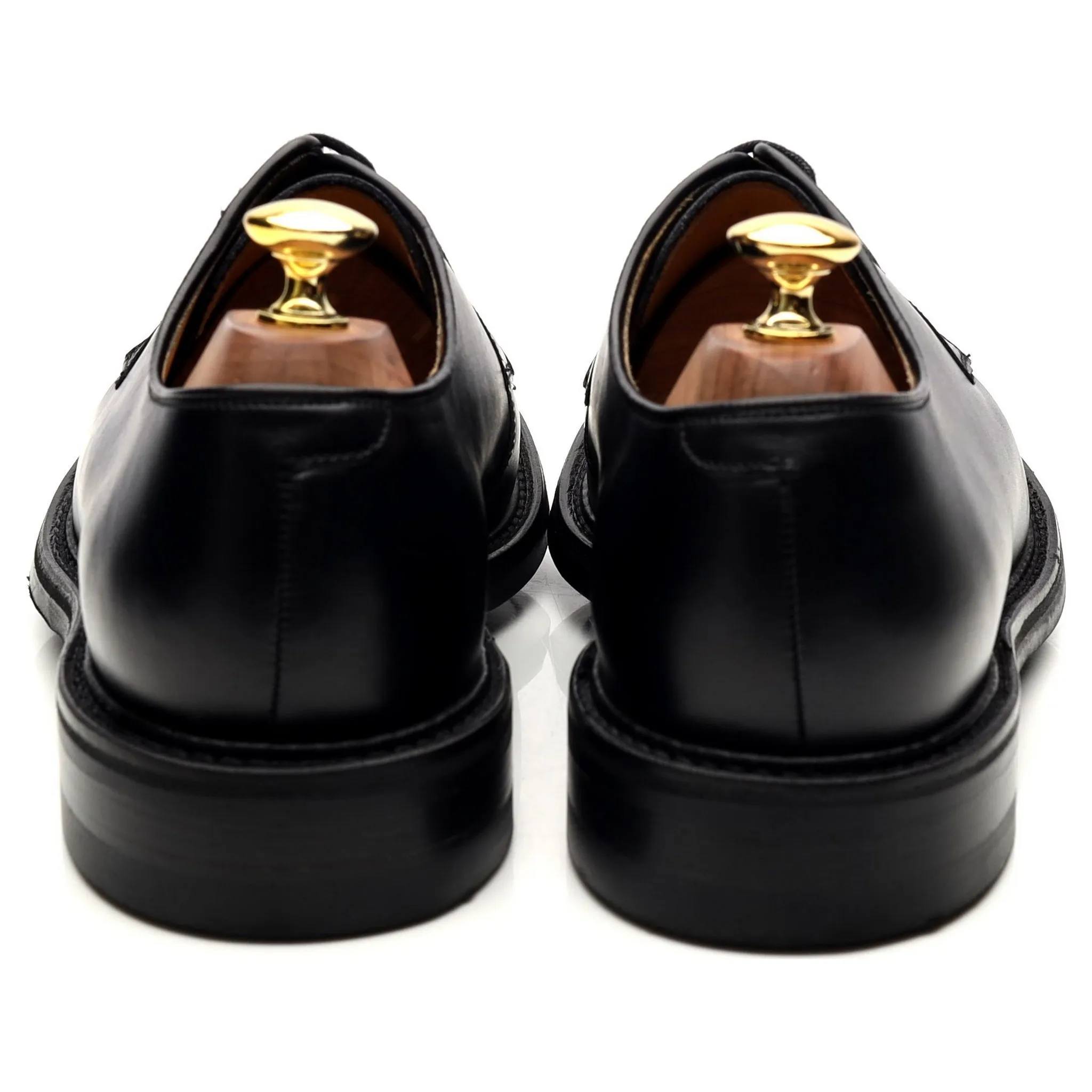 'Nairn' Black Leather Derby UK 8 F