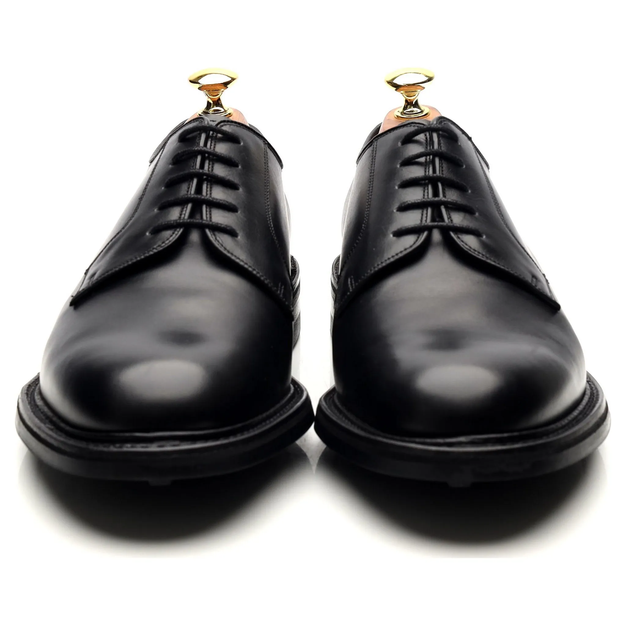 'Nairn' Black Leather Derby UK 8 F