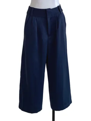 Navy Blue Plain Formal Pants