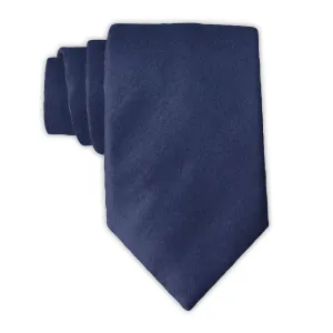 Navy Charmeuse - Neckties
