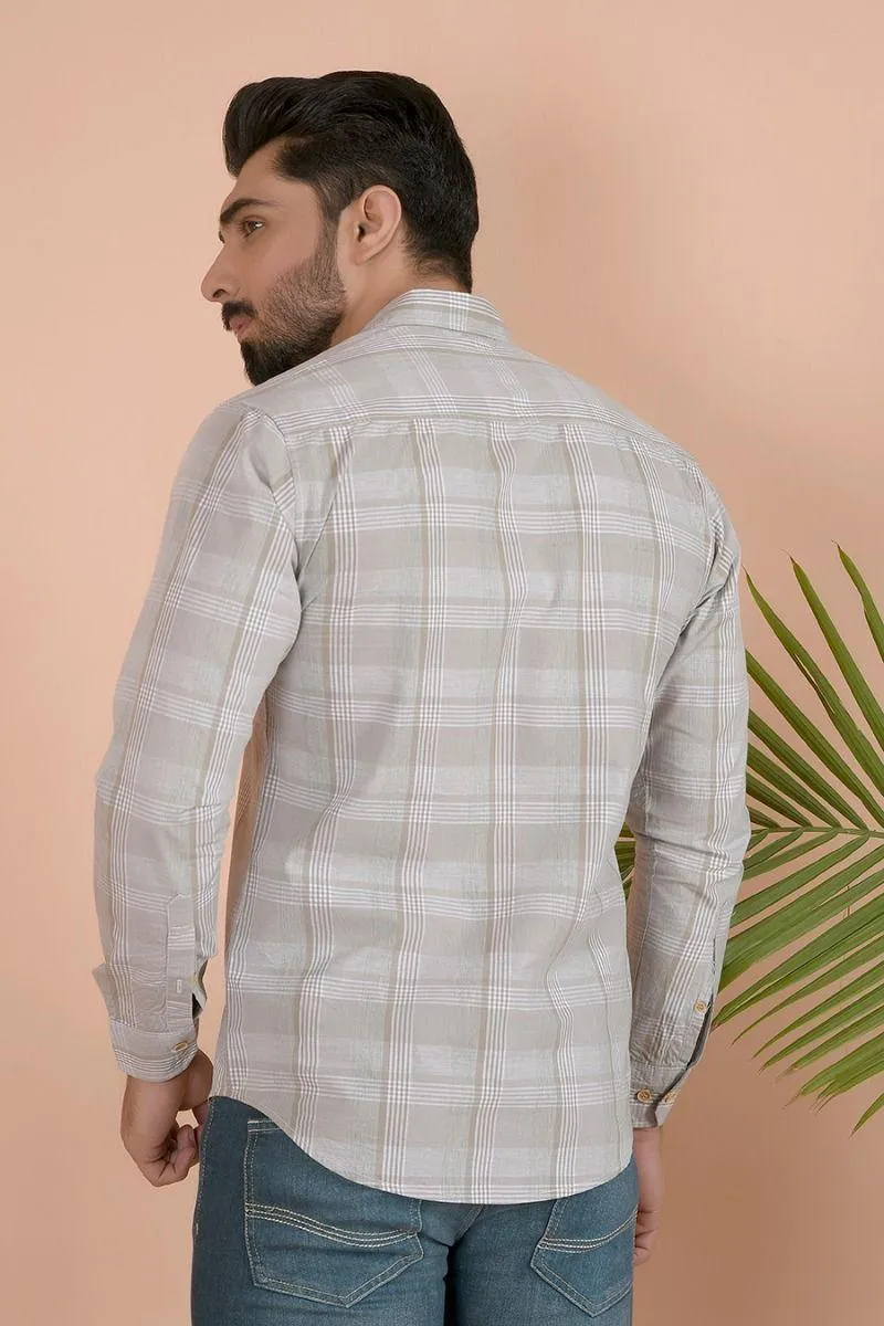 Olive Casual Shirt FS Slim Fit