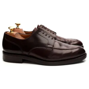 'Onslow' Burgundy Cordovan Leather Apron Derby UK 9 E