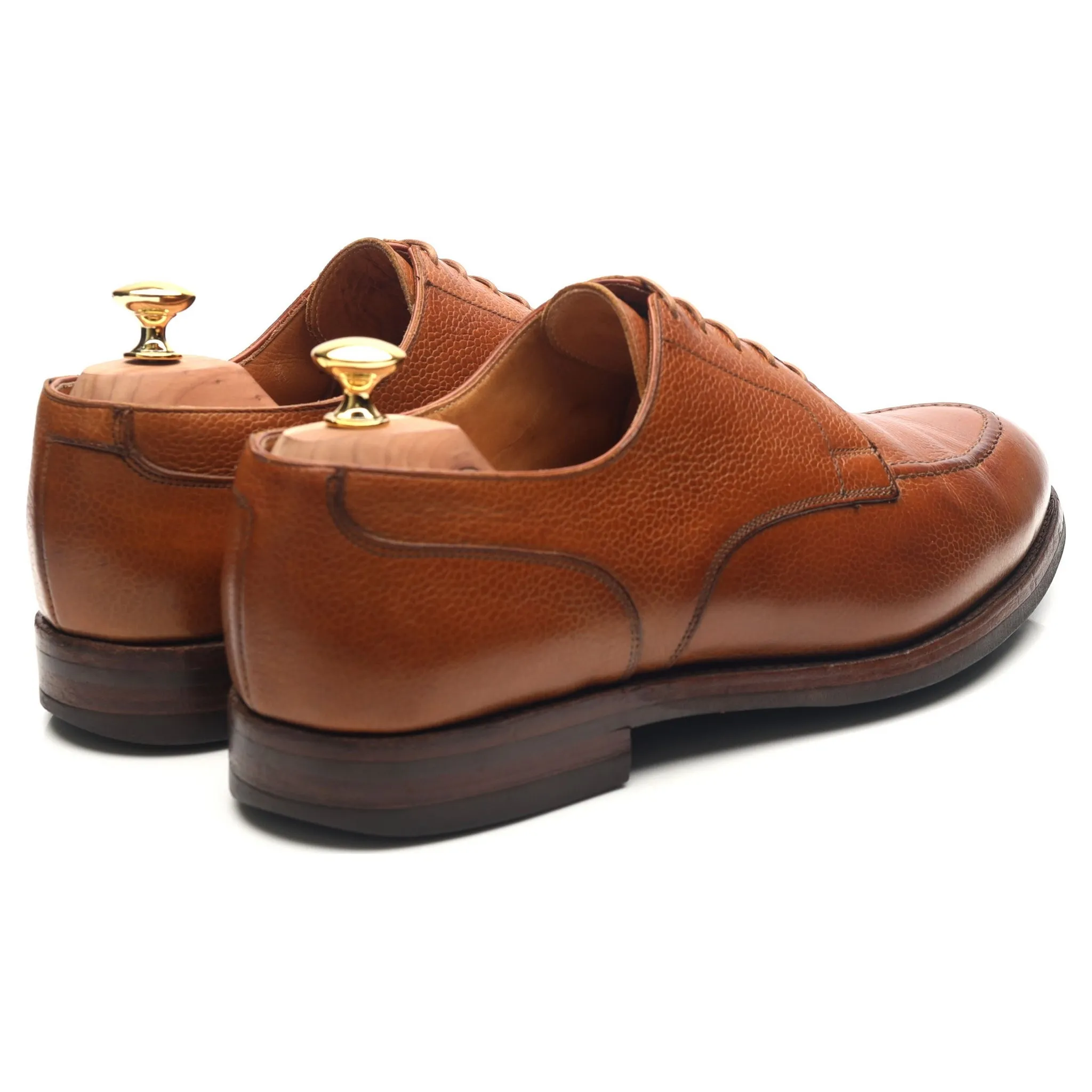 'Onslow' Tan Brown Leather Apron Derby UK 11 E