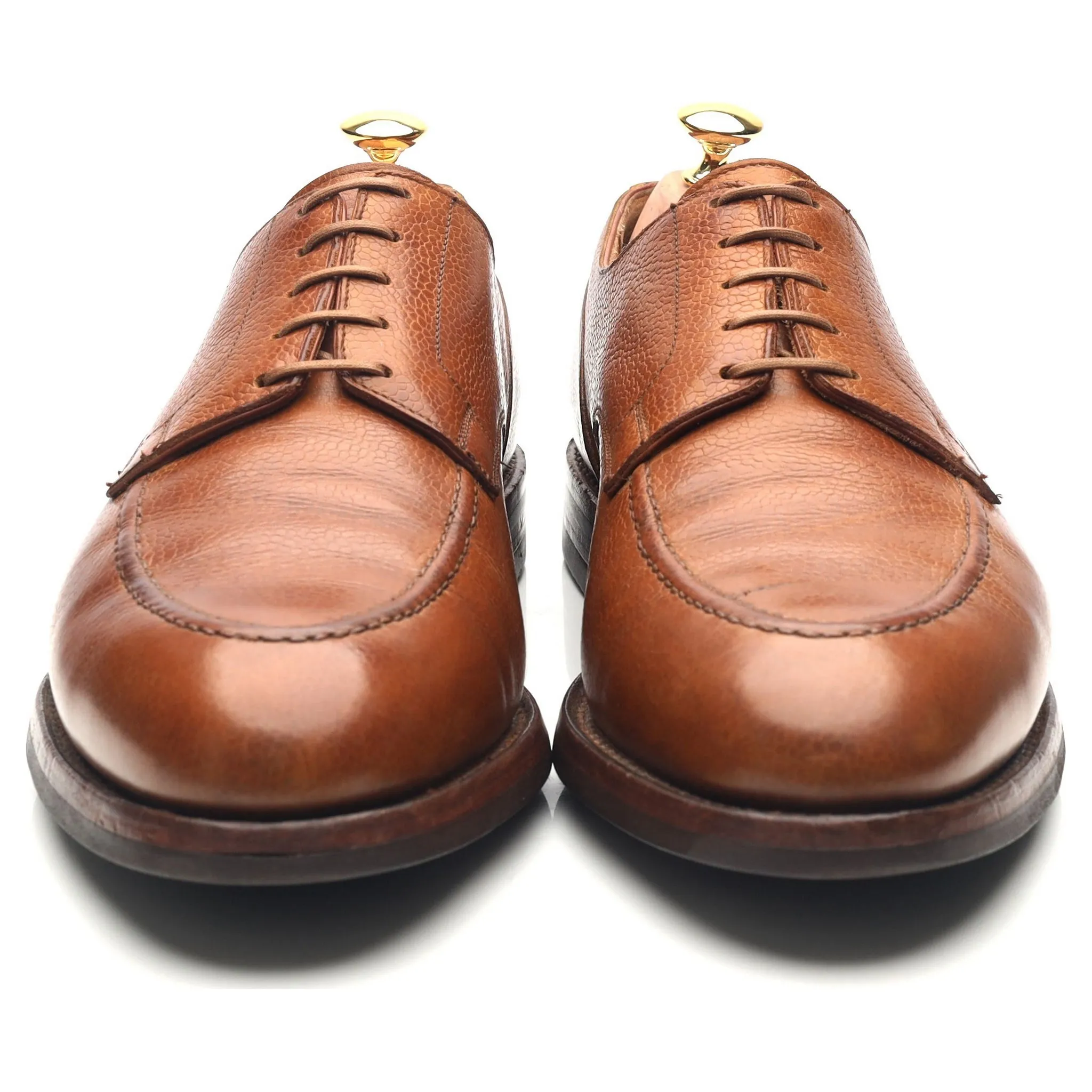 'Onslow' Tan Brown Leather Apron Derby UK 11 E