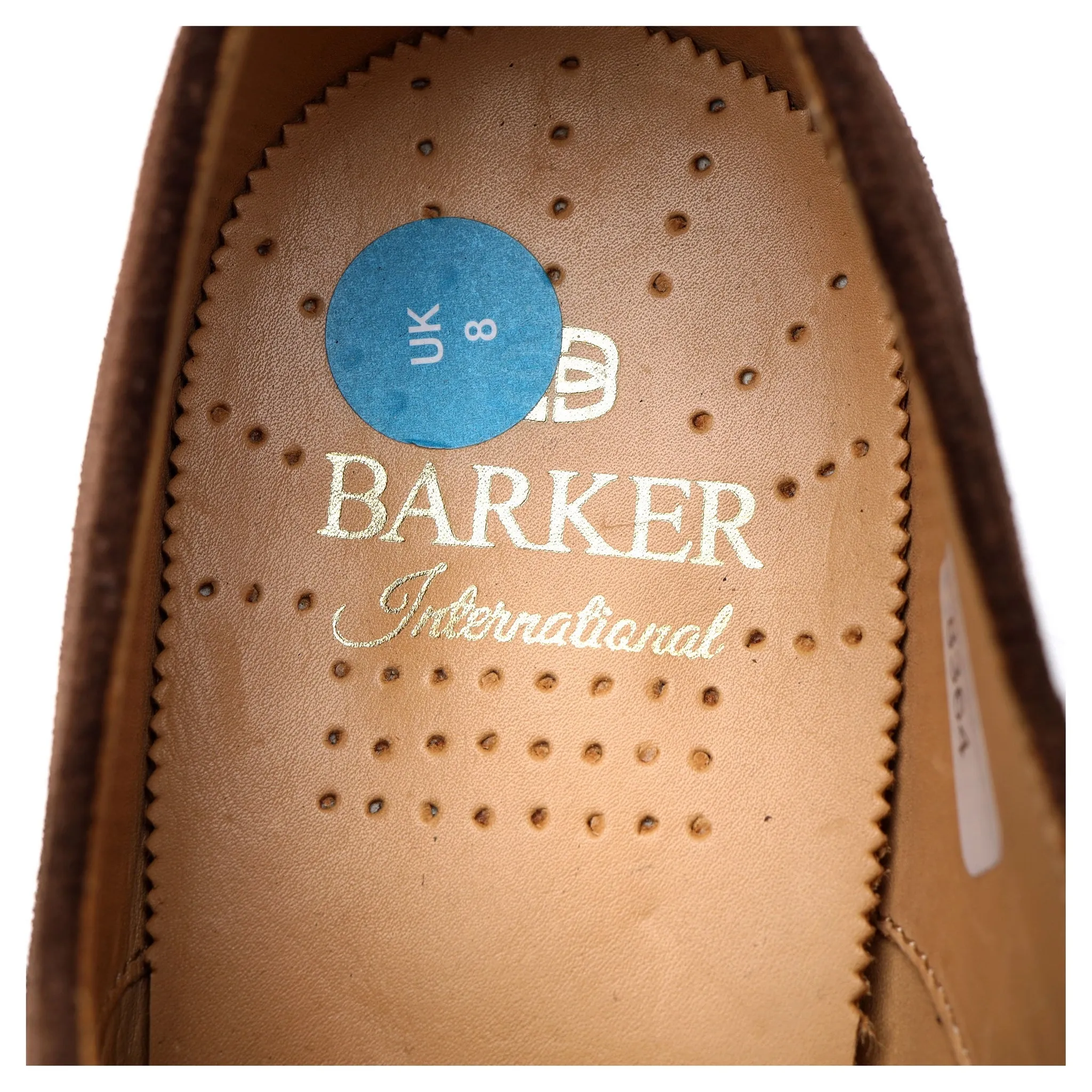 'Oscar' Brown Suede Derby UK 8 F