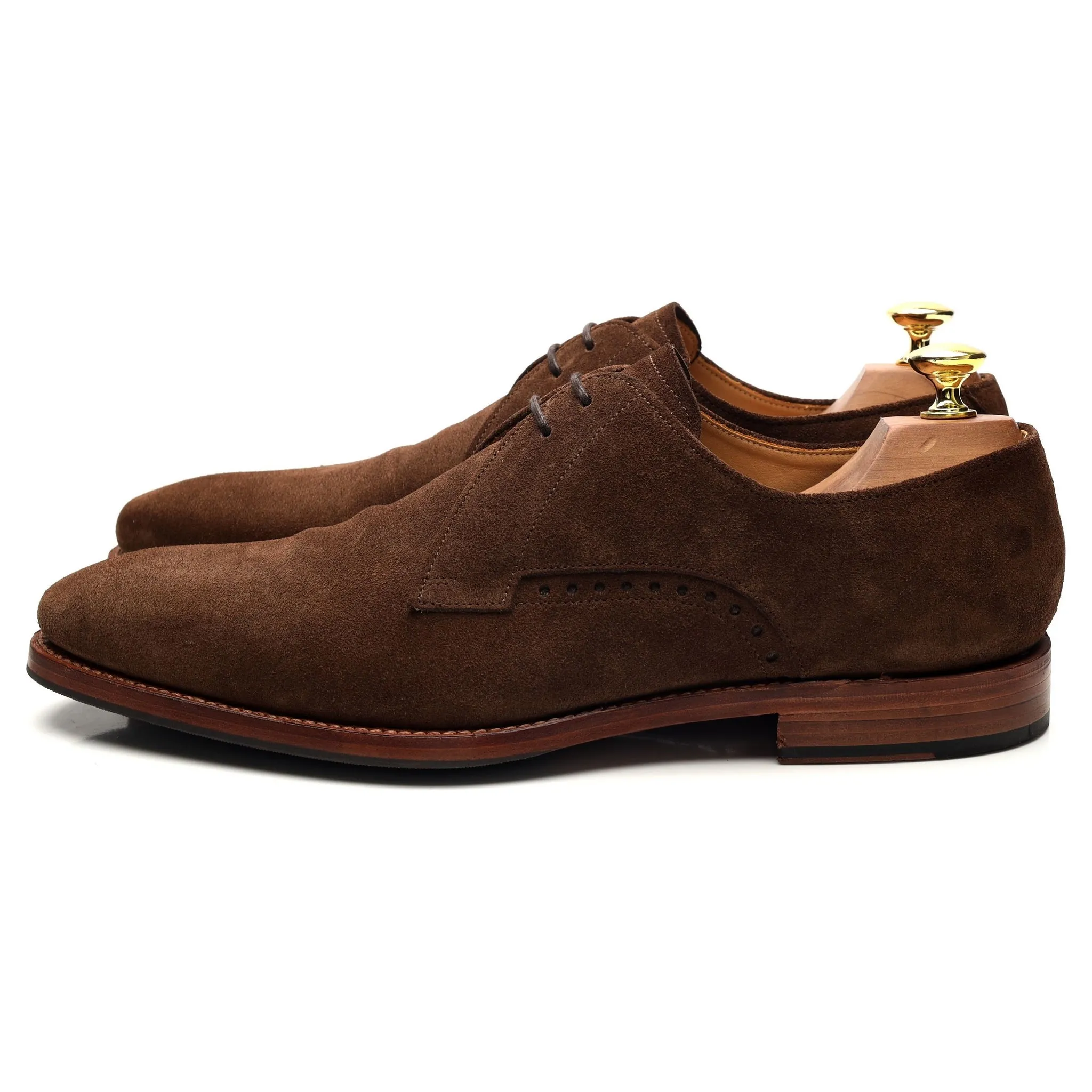 'Oscar' Brown Suede Derby UK 8 F