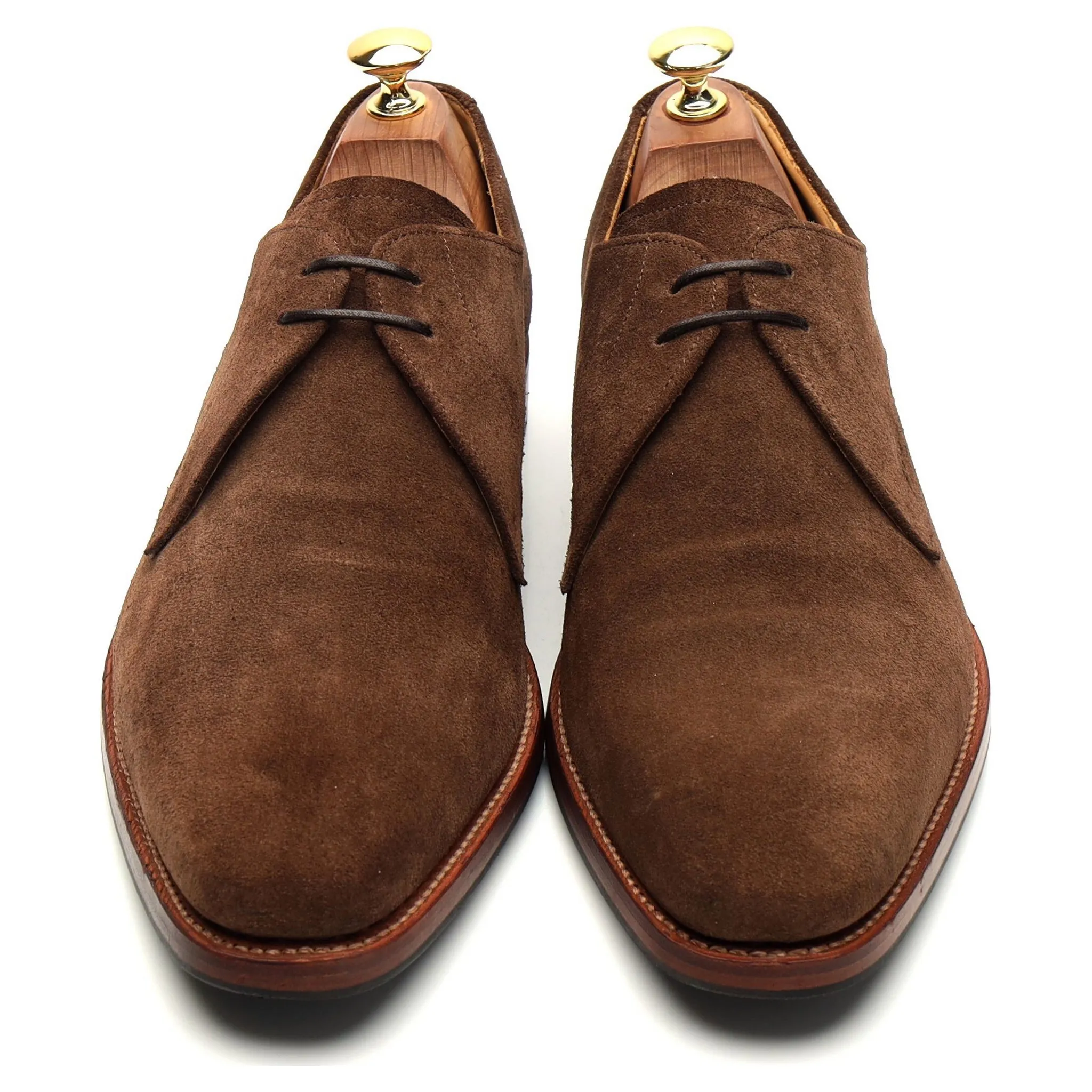 'Oscar' Brown Suede Derby UK 8 F