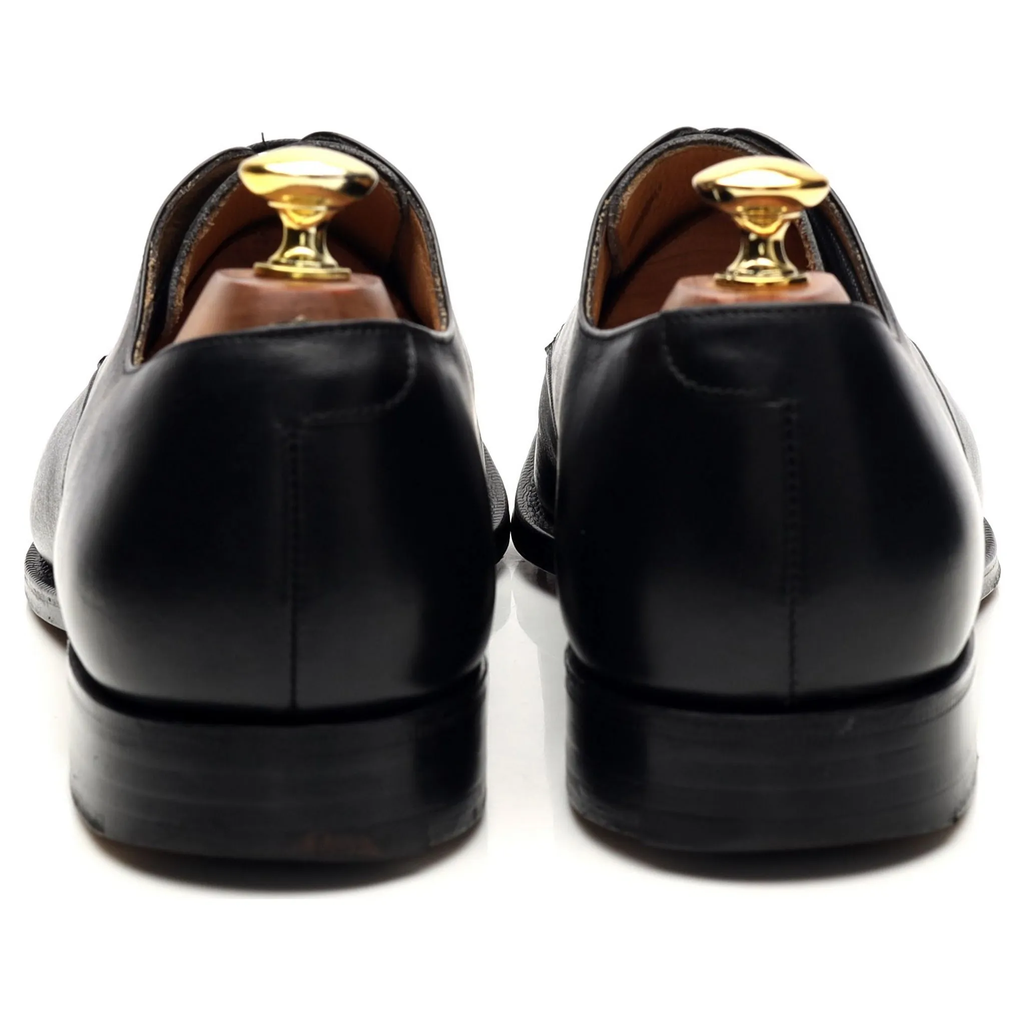 'Oslo' Black Leather Derby UK 8 F