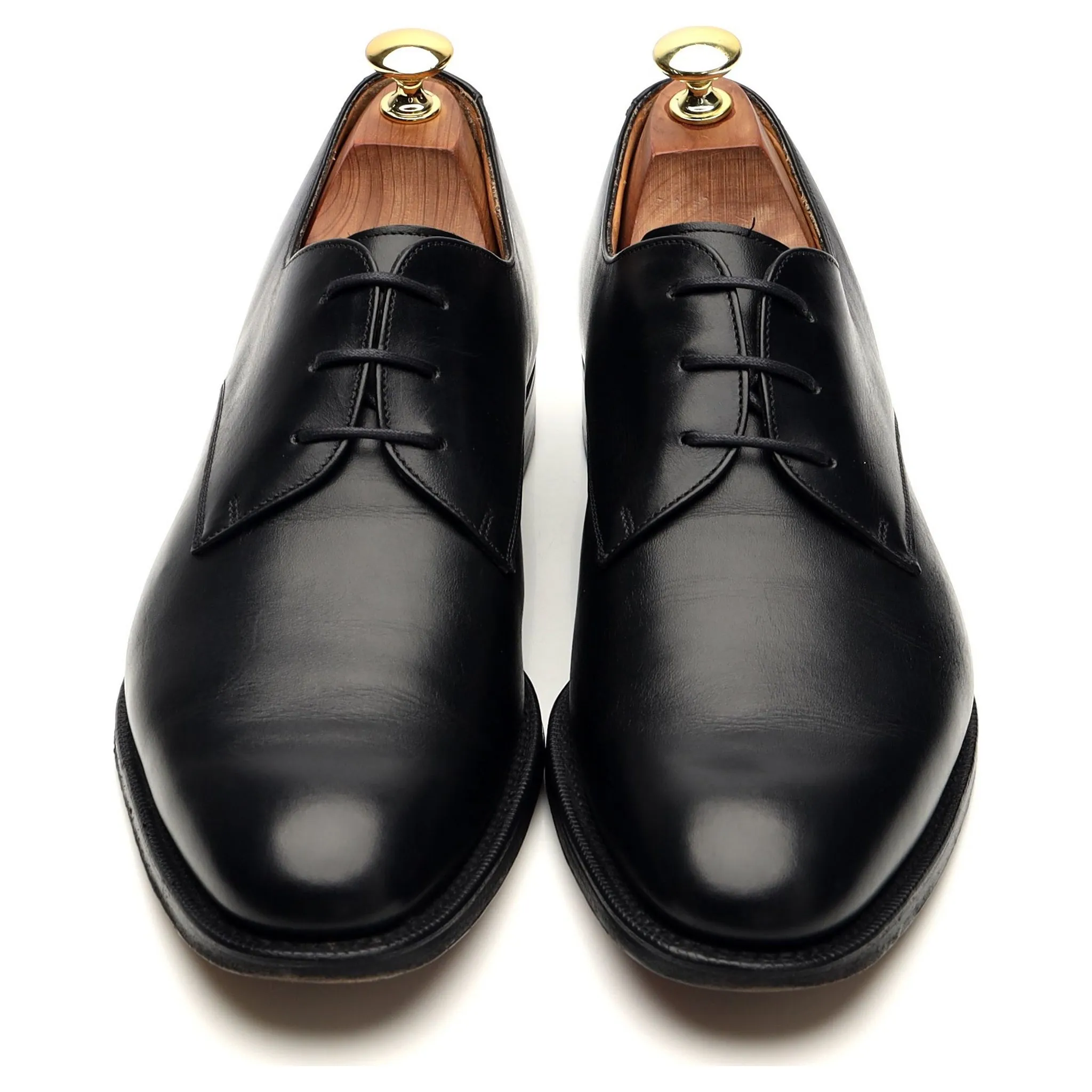 'Oslo' Black Leather Derby UK 8 F