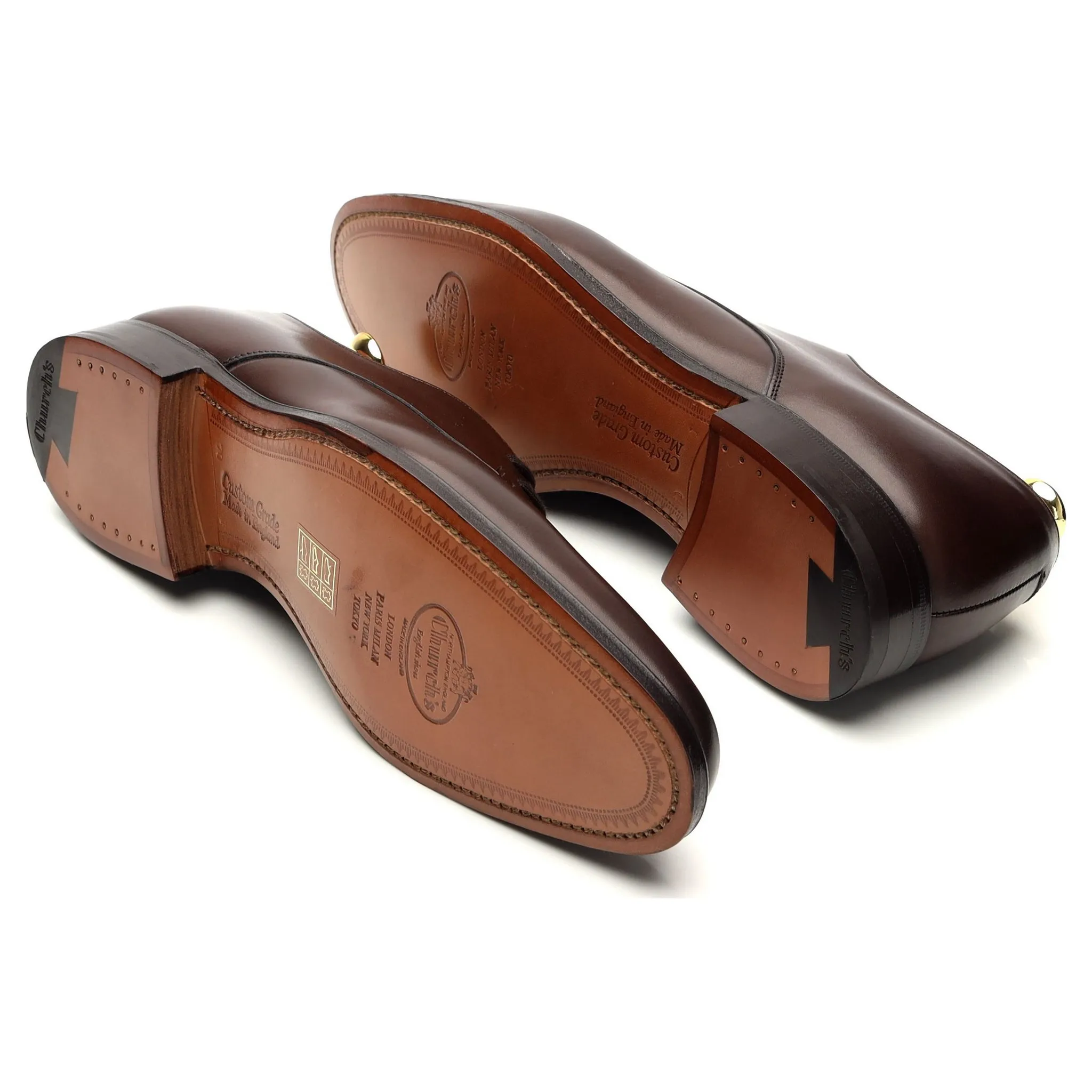 'Oslo' Dark Brown Leather Derby UK 7 F