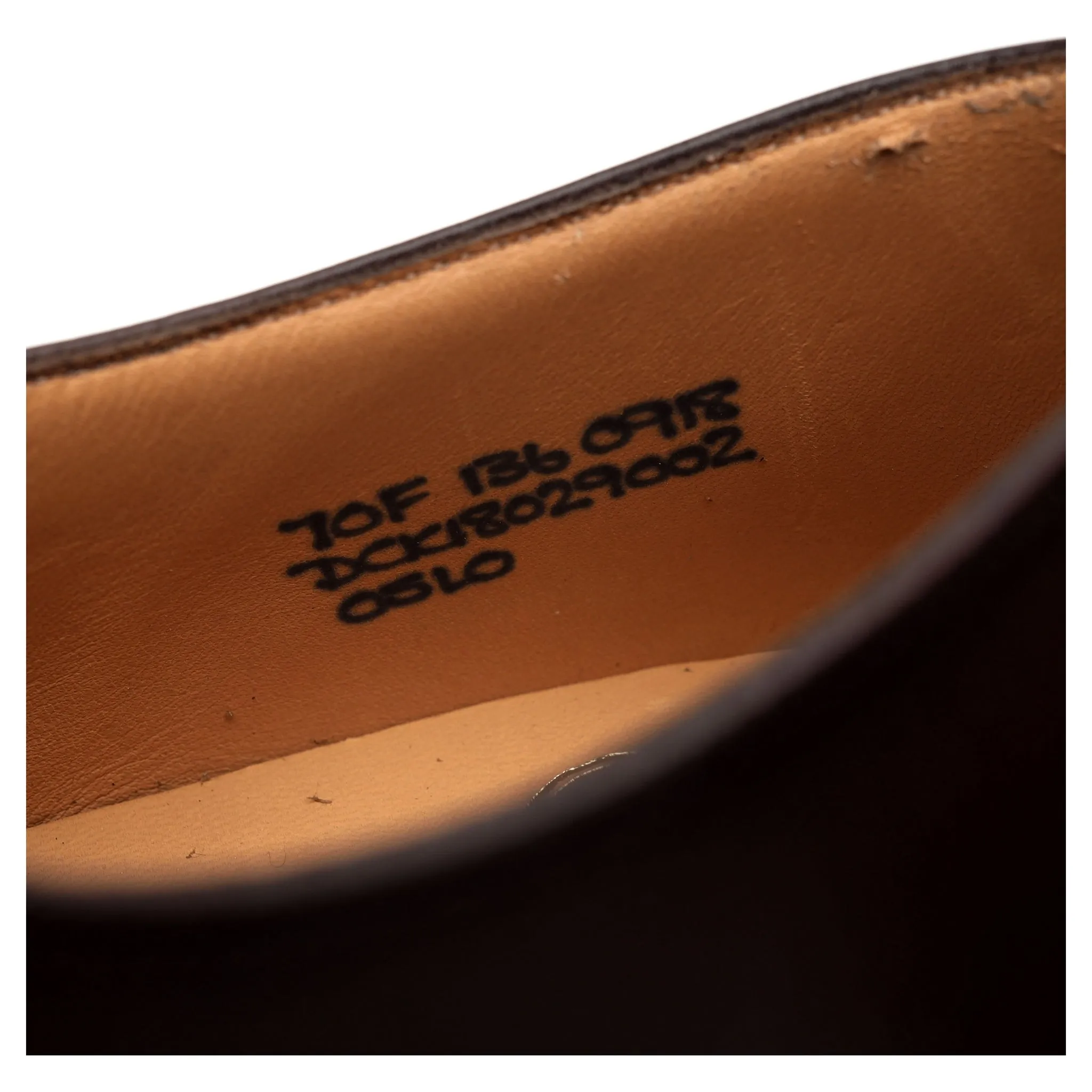 'Oslo' Dark Brown Leather Derby UK 7 F