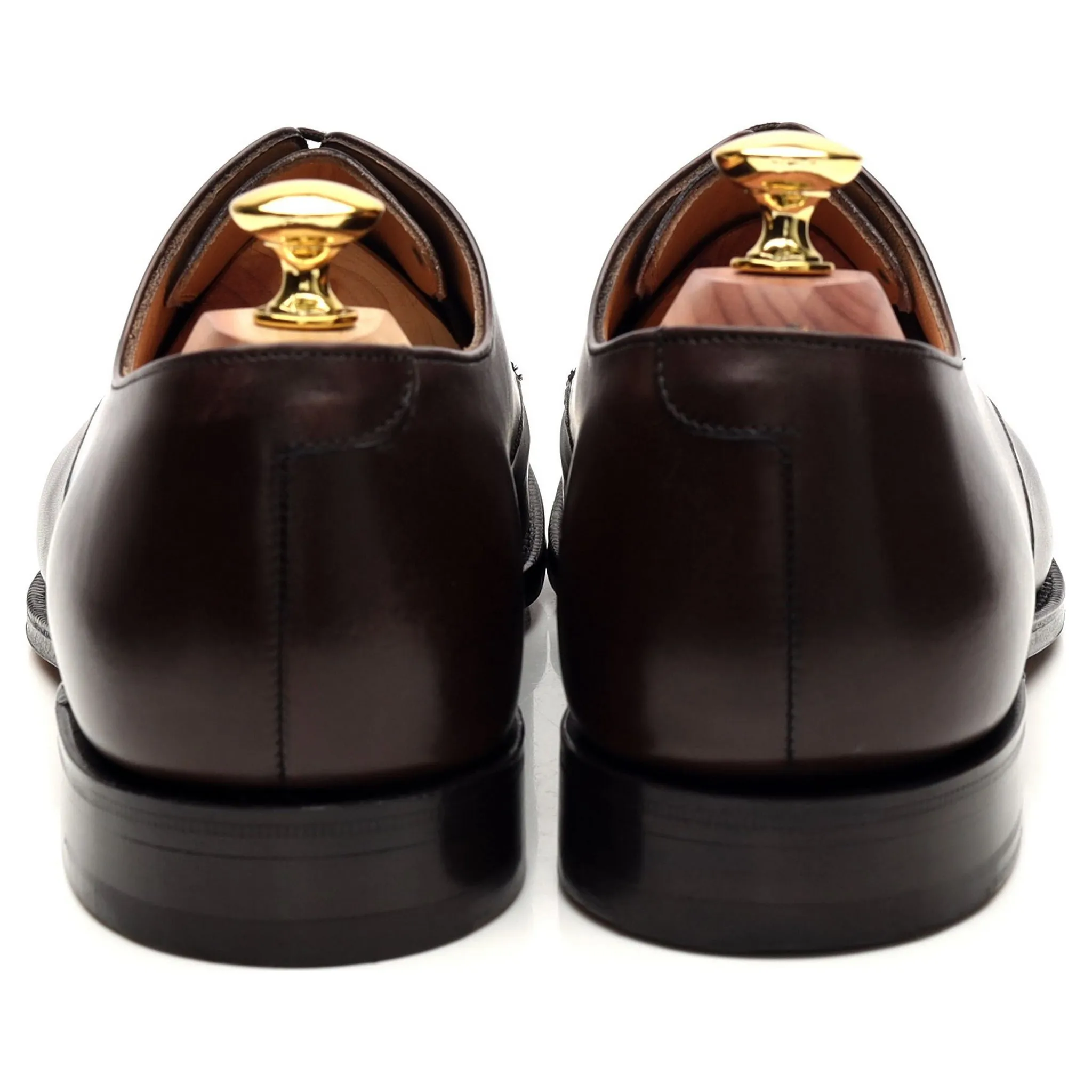 'Oslo' Dark Brown Leather Derby UK 7 F